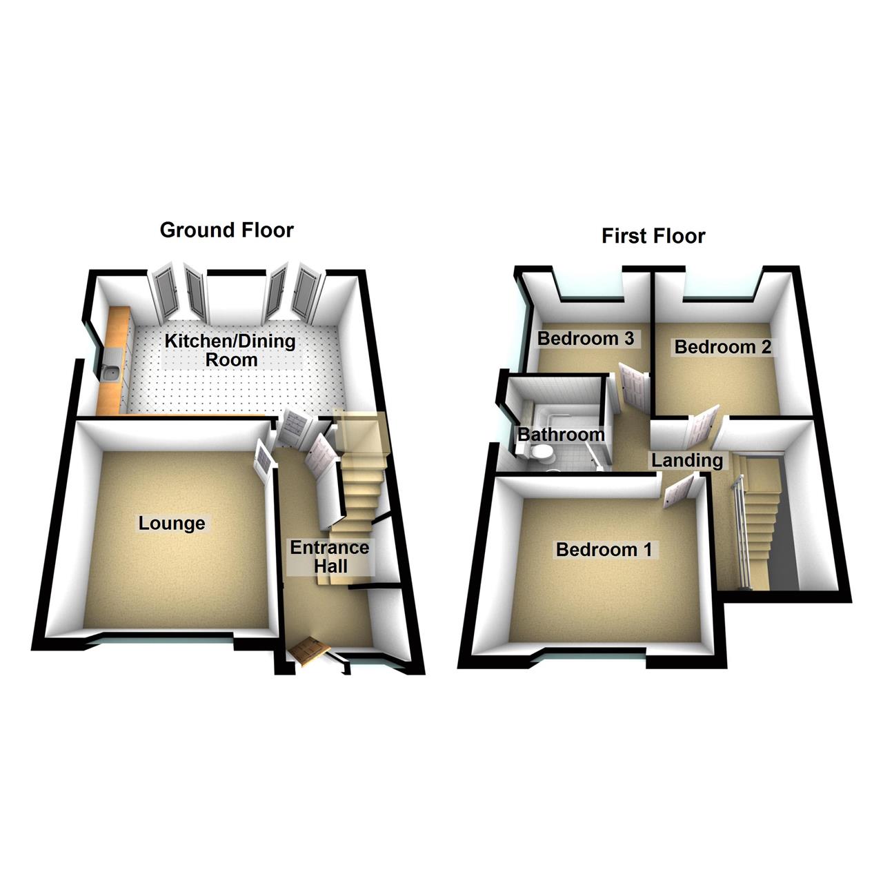 Coalpool Lane, Walsall WS3, 3 bedroom detached house for sale