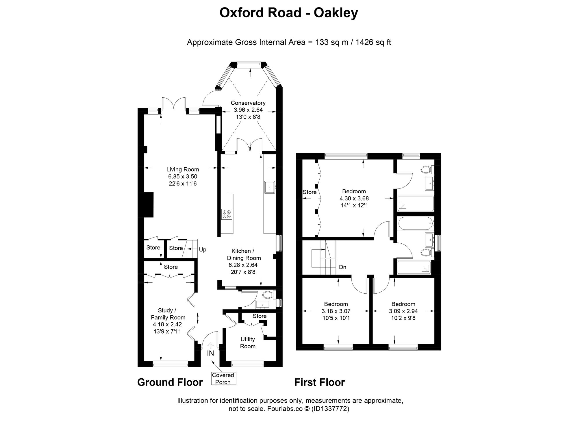 22 Oxford Road, Aylesbury floorplan