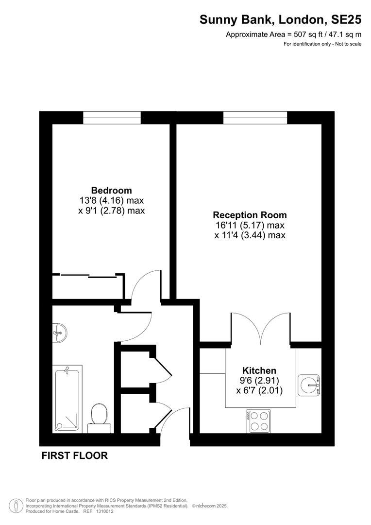Flat 18, Catalina Court 61-63, Sunny Bank, London floorplan