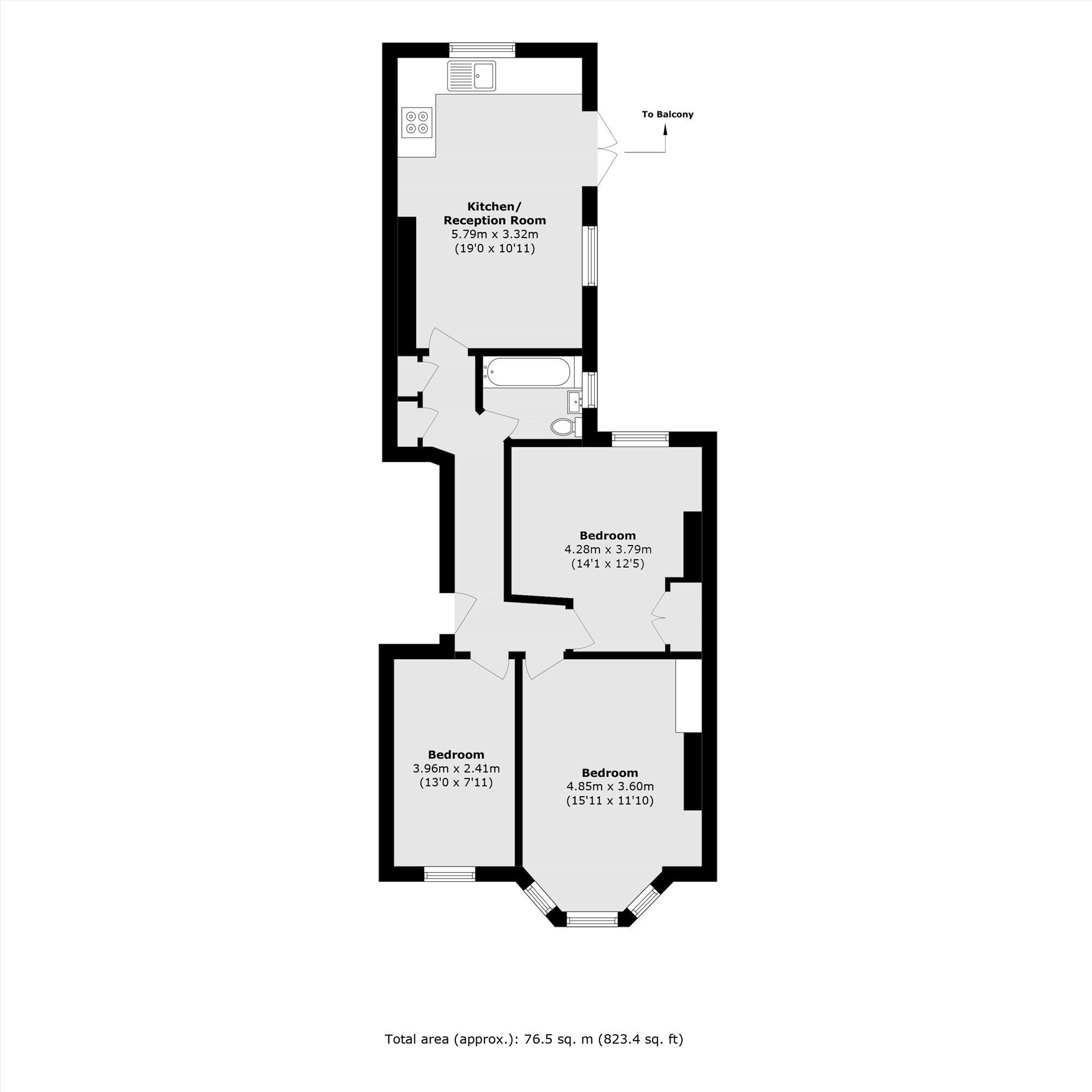 99, Cranworth Gardens, London floorplan