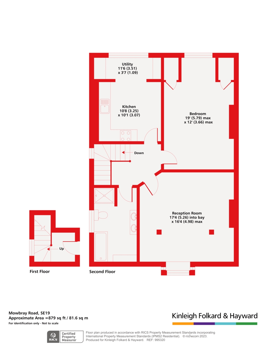 Flat 3, 25, Mowbray Road, London floorplan