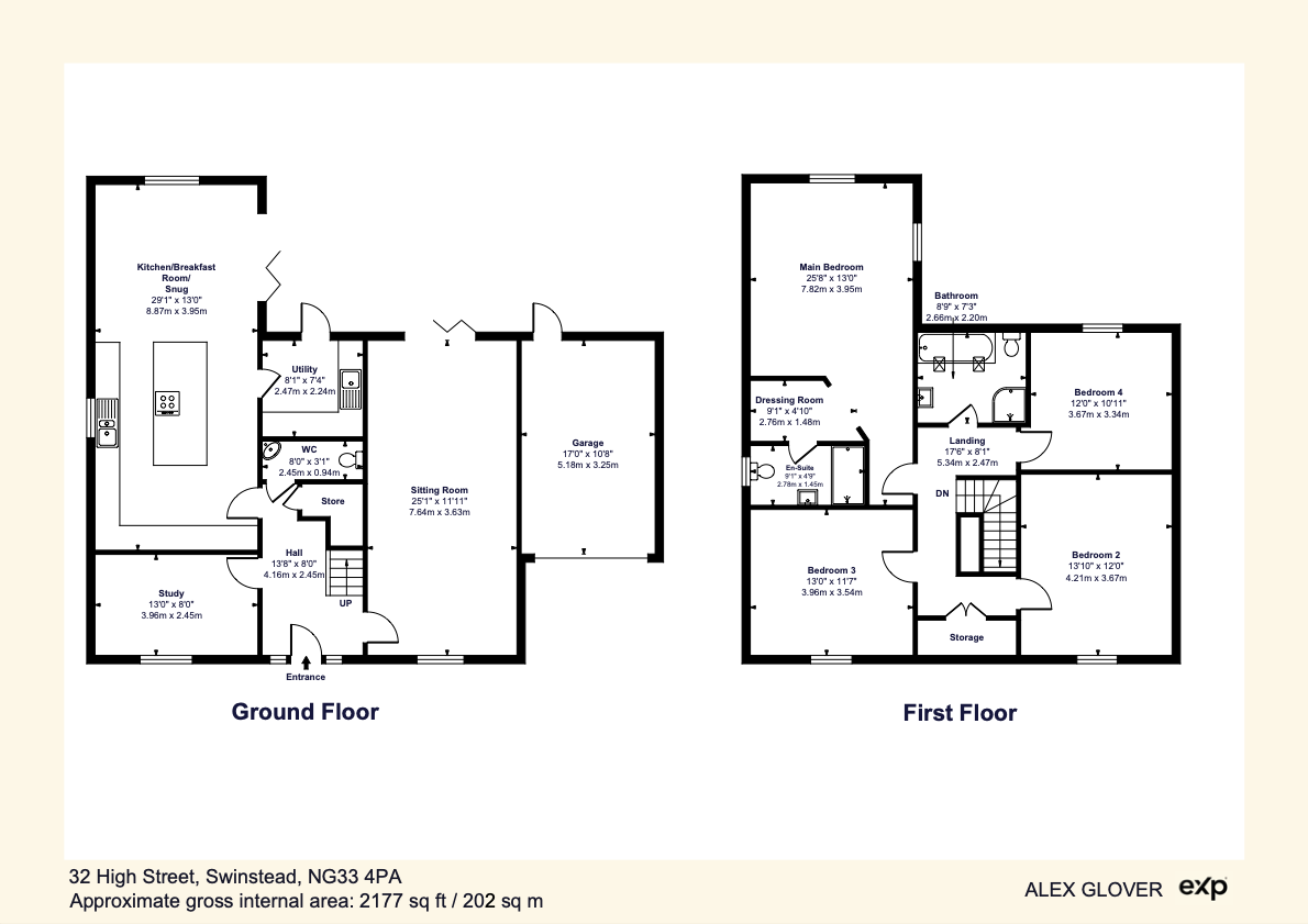 32, High Street, Grantham floorplan