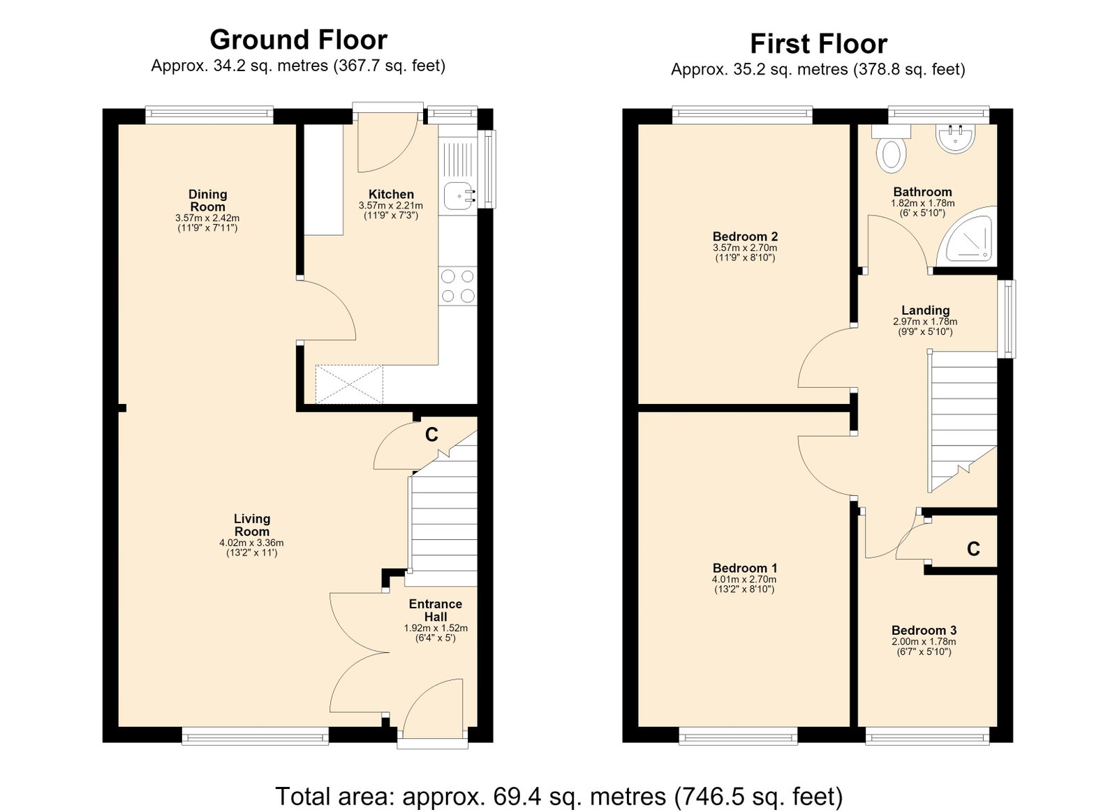 187, Foxfold, Skelmersdale floorplan