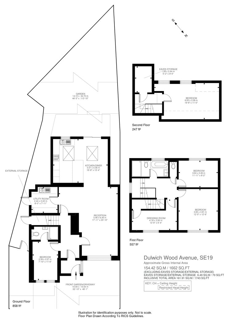 53, Dulwich Wood Avenue, London floorplan