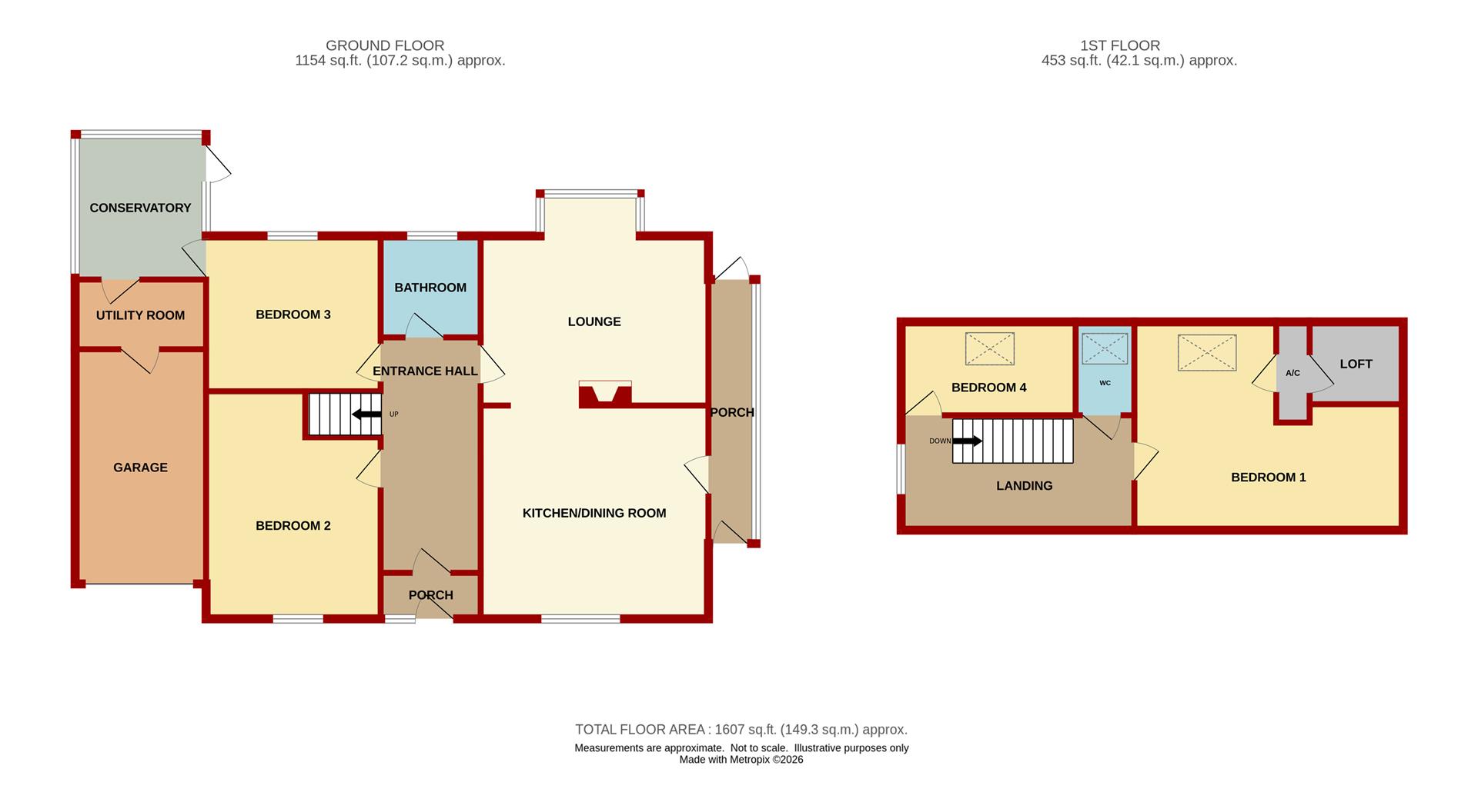 Daleja, Glebe Road, Newent floorplan