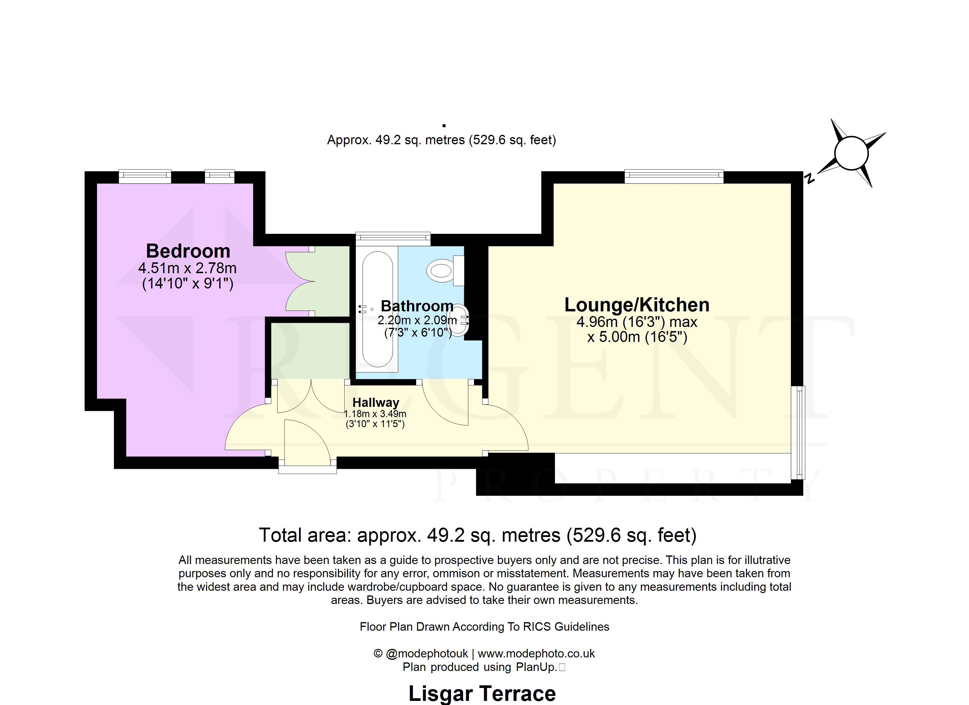 18, Peacock Court, Lisgar Terrace, London floorplan