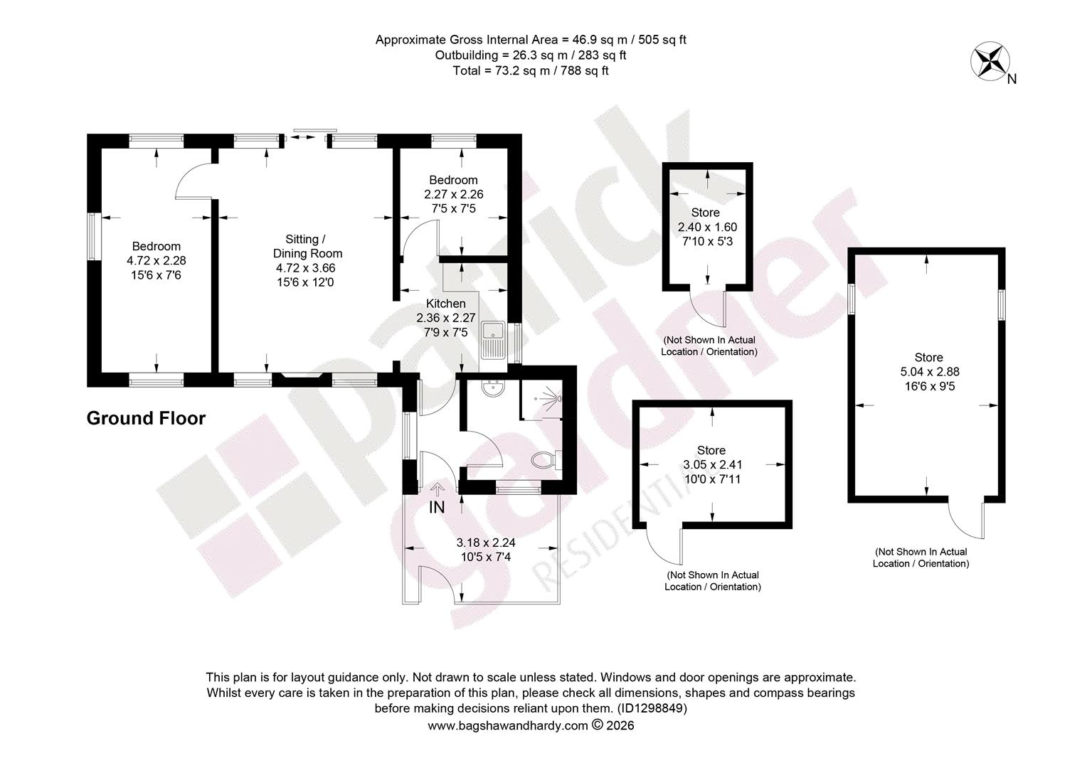 Timberlow, Horsham Road, Capel floorplan