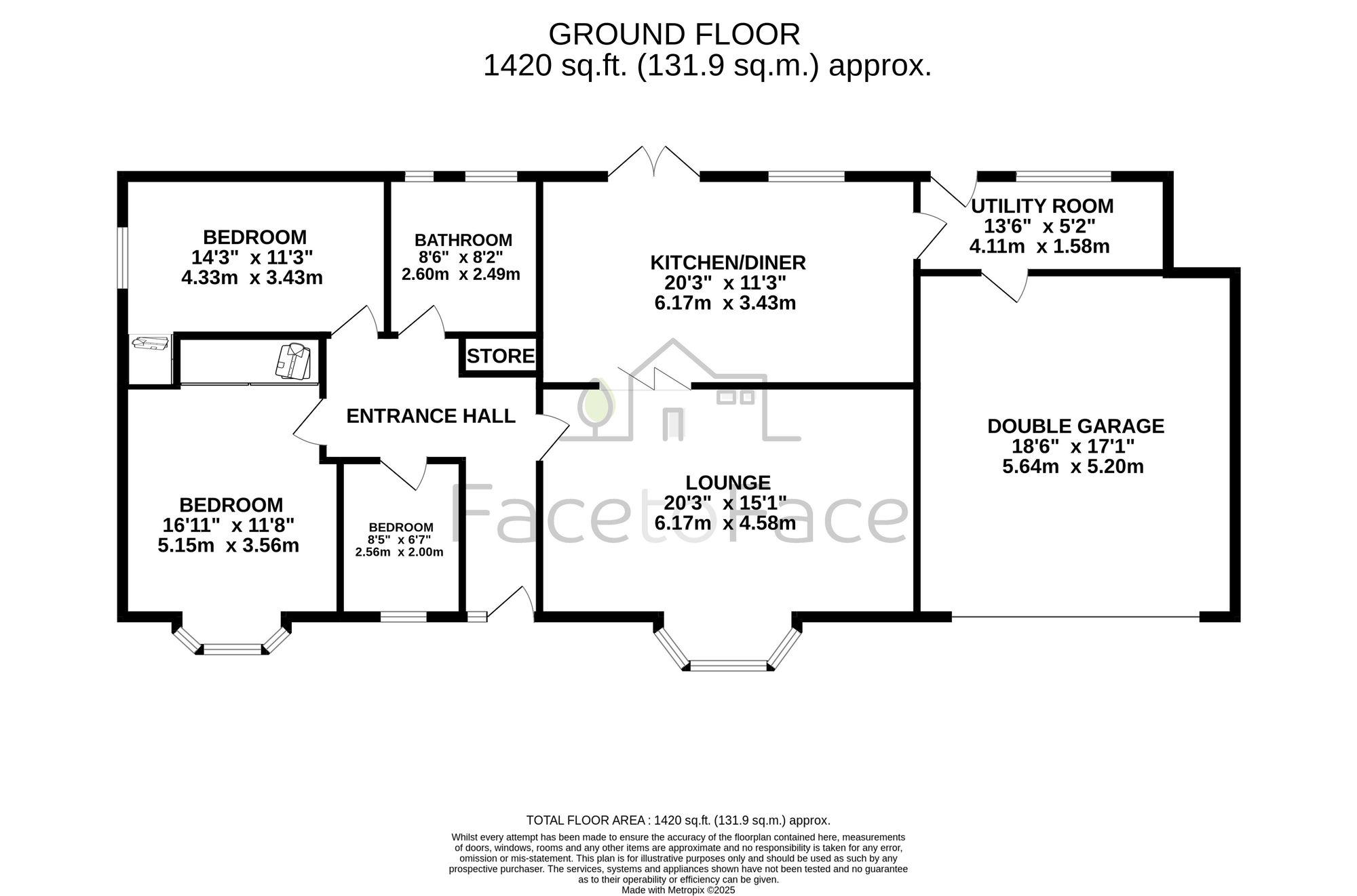 64 Harvelin Park, Todmorden floorplan