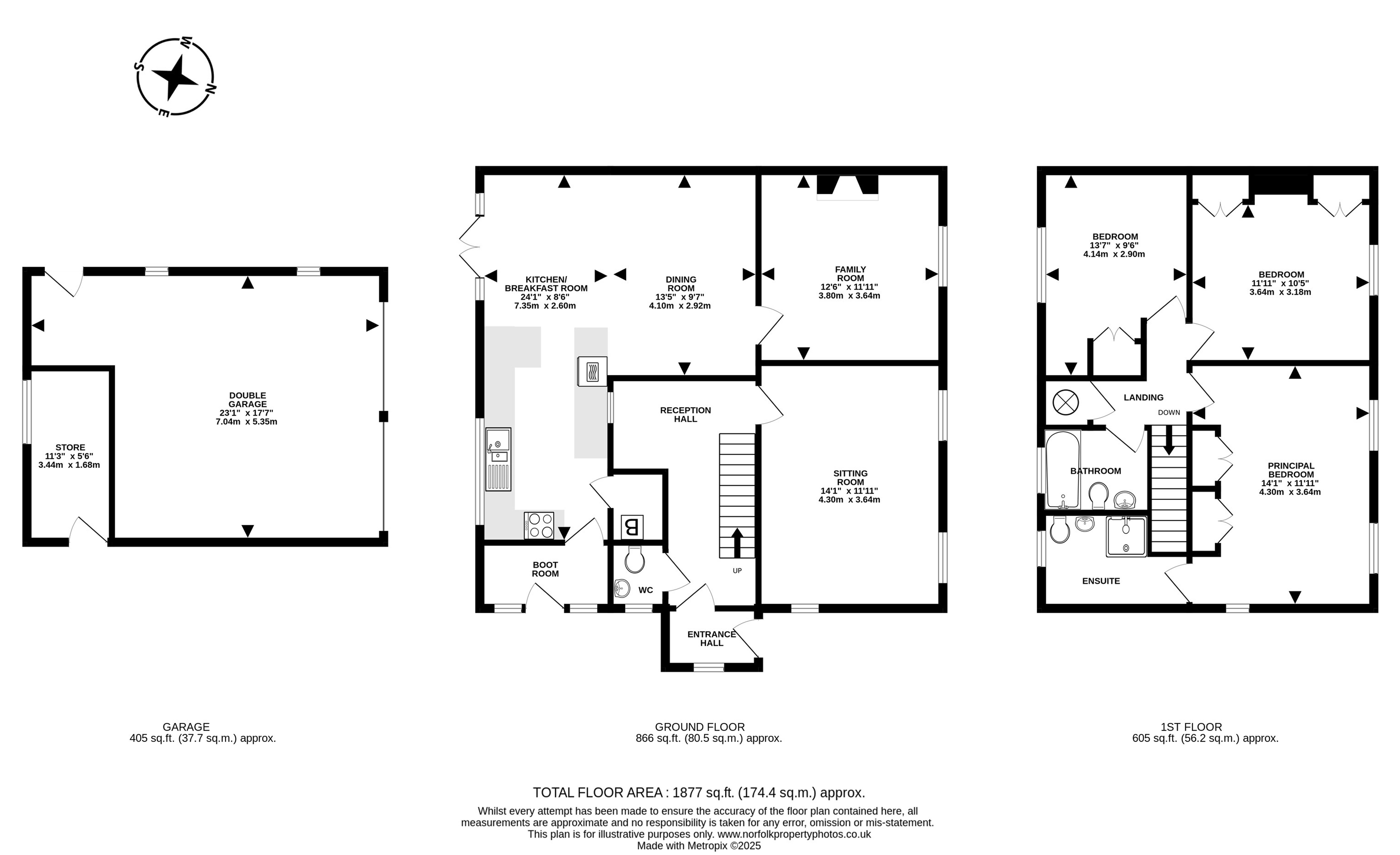32 Buxton Road, Eastgate, Cawston floorplan