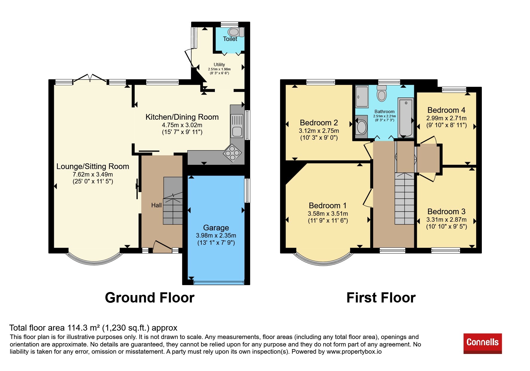 1, Abbey View Road, Swindon floorplan