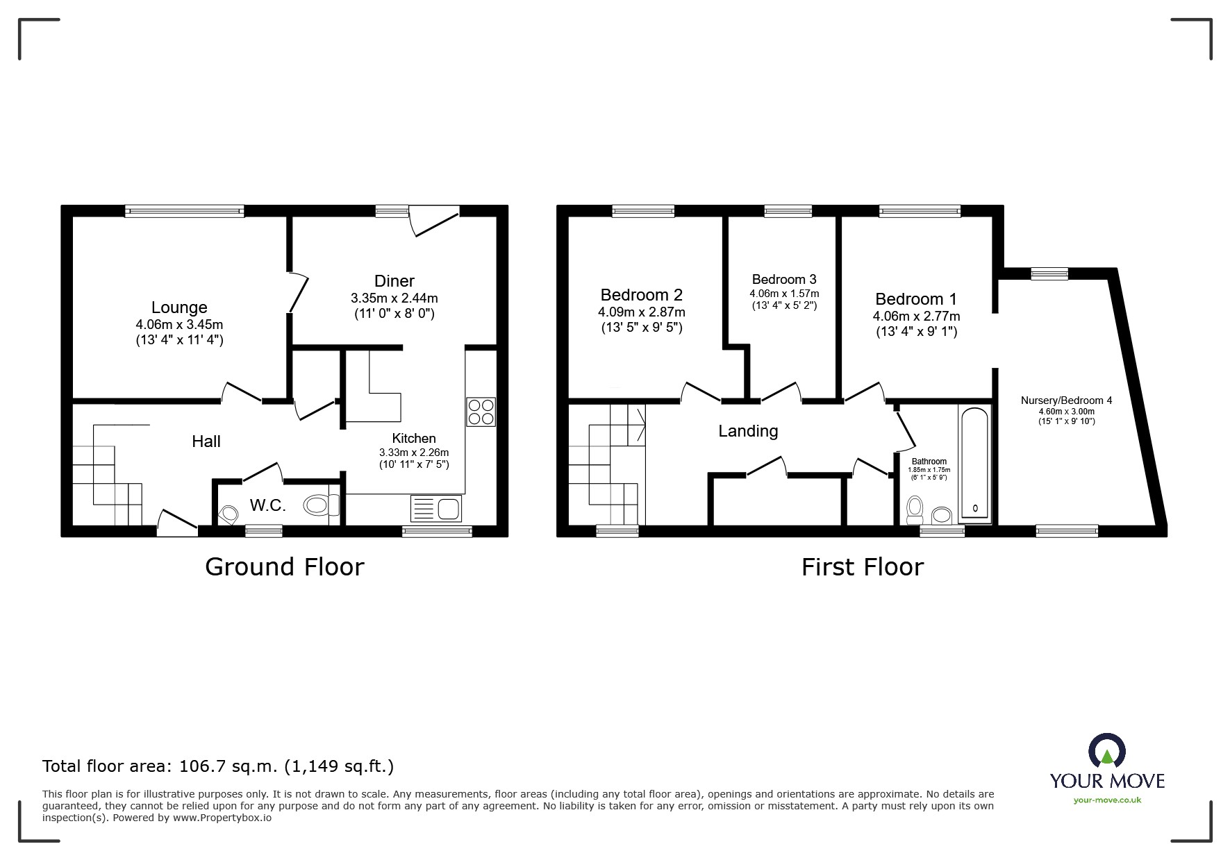 251, Butterwick Drive, Leicestershire floorplan