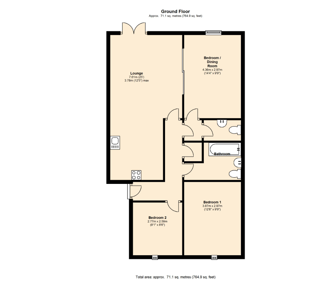 52 Y Lanfa, Trefechan, Aberystwyth floorplan
