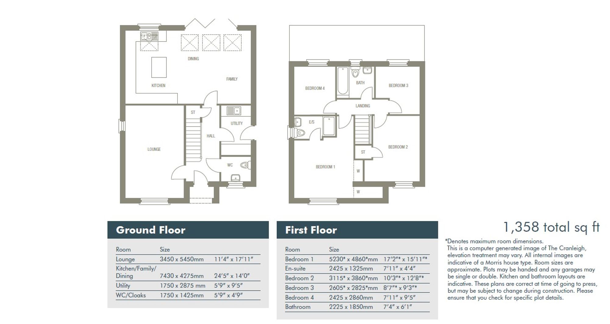 Plot 012, Waters Edge, Preston On The Hill floorplan