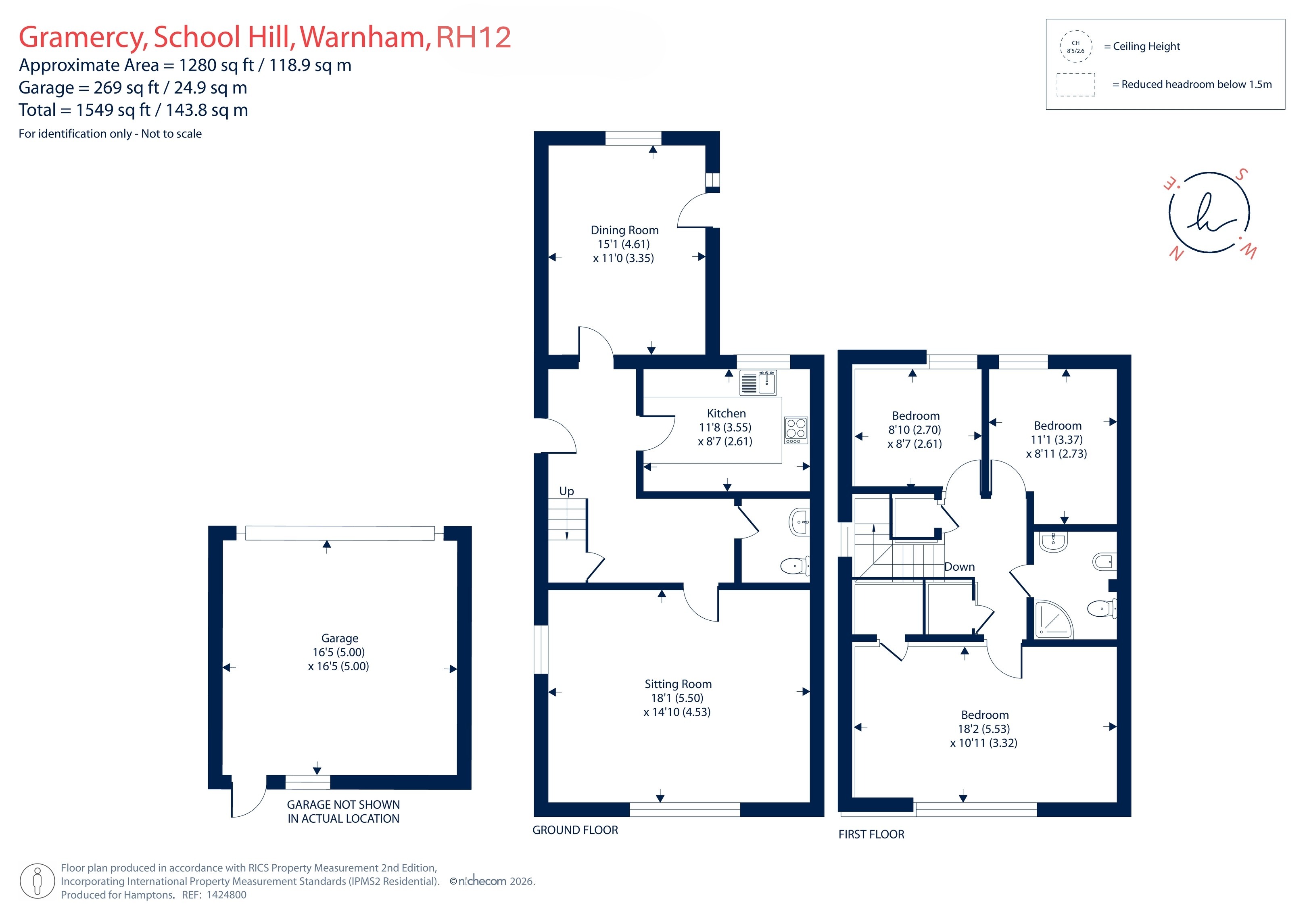 Gramercy, School Hill, Warnham floorplan