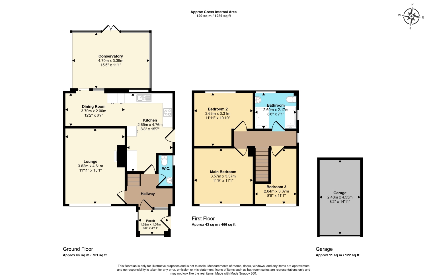 17, Greens Road, Witney floorplan