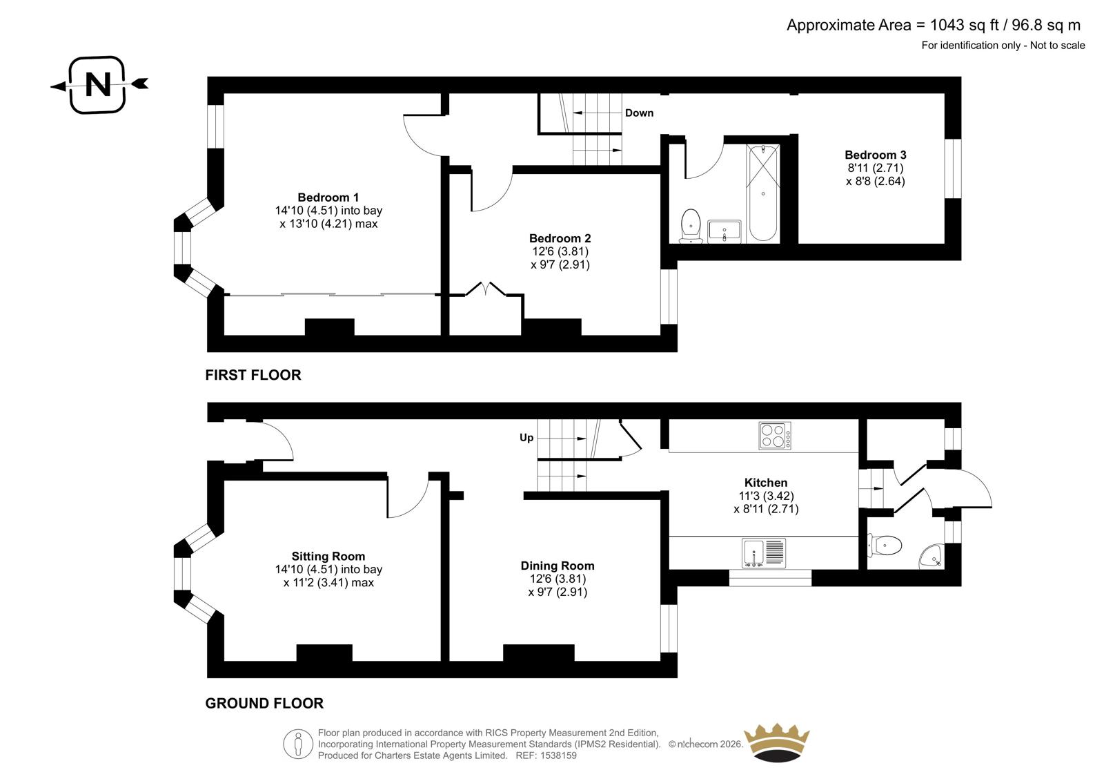 Richmond Road, Southampton floorplan