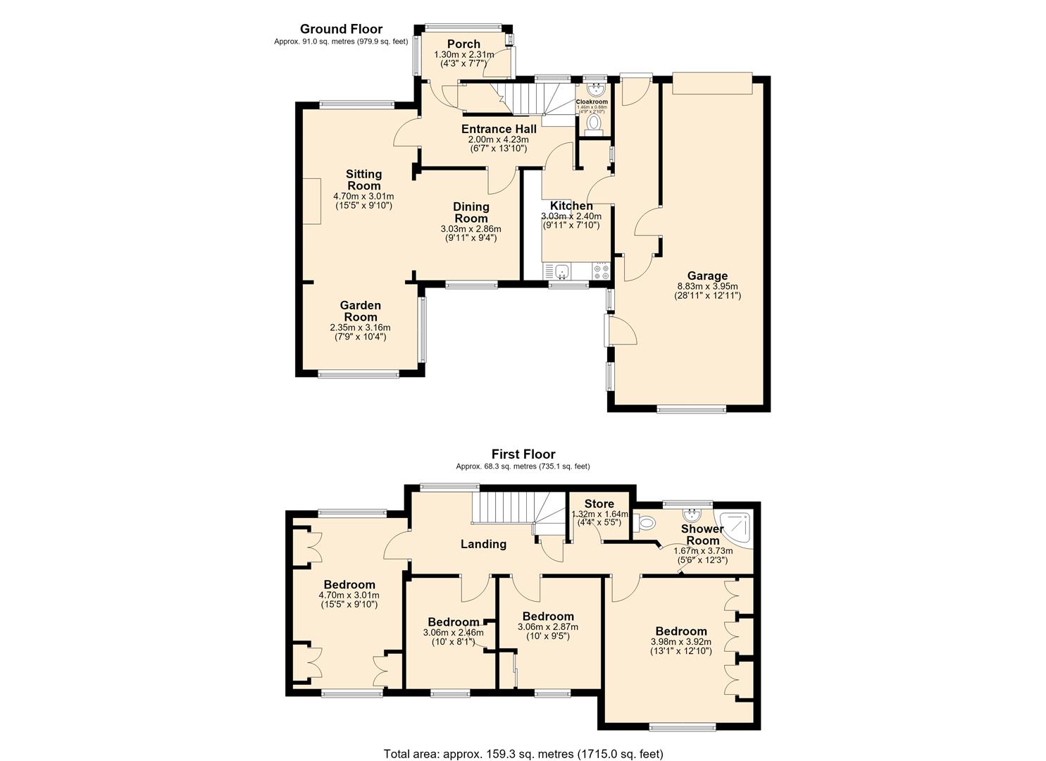 87, Bushey Wood Road, Sheffield floorplan