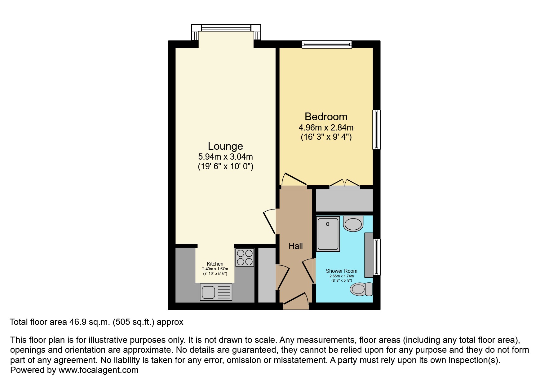 Cedar Court (Addlestone), Addlestone floorplan
