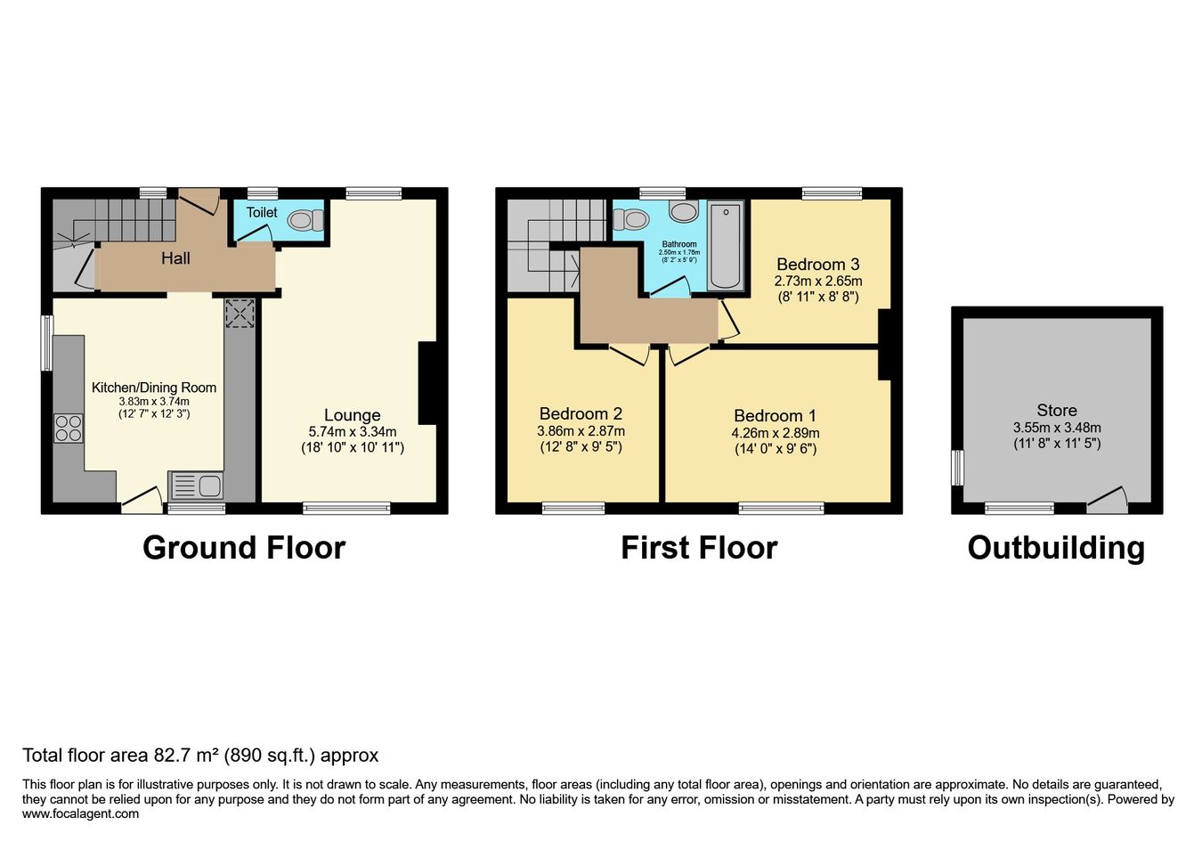 13, Wolsey Avenue, Doncaster floorplan