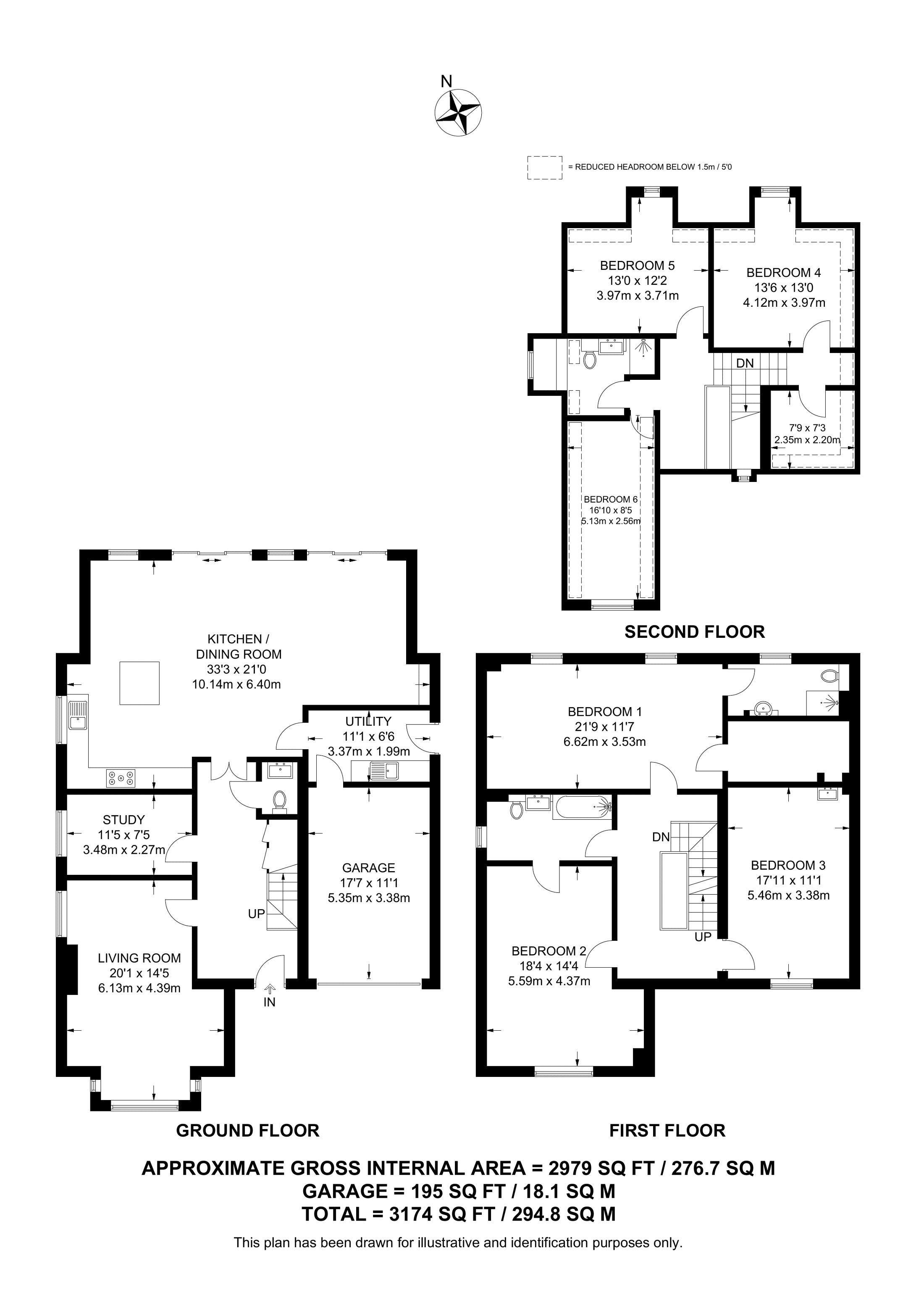 Waldens Park Road, Horsell floorplan