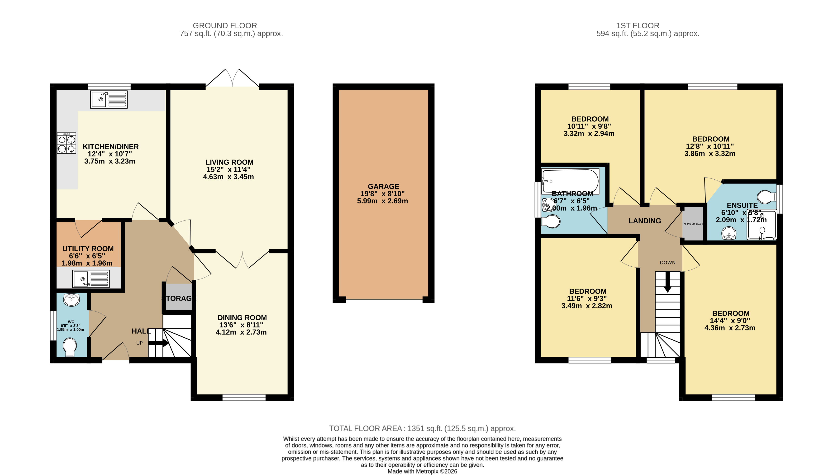 27, Medlar Close, Bristol floorplan
