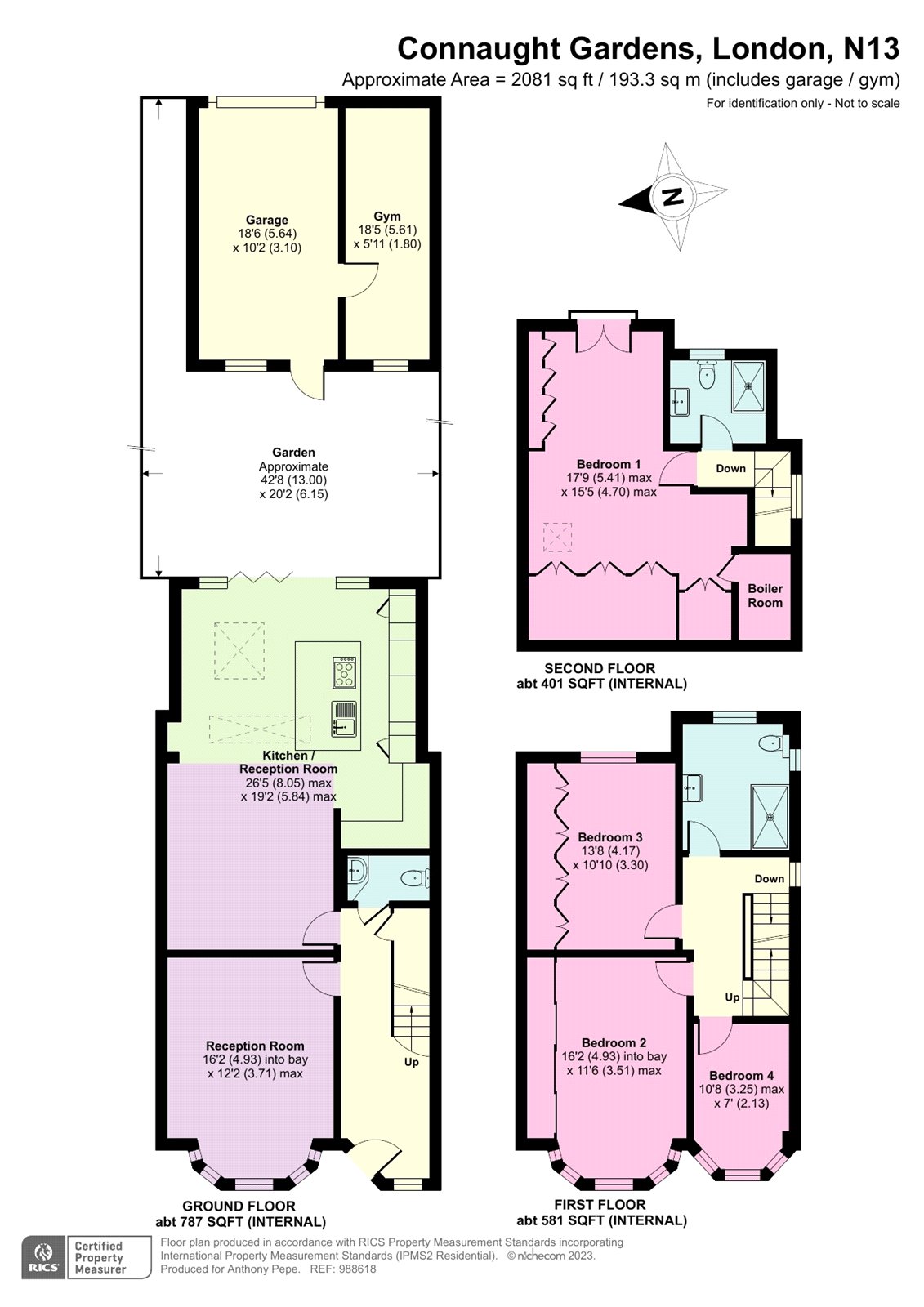 4 bed end terrace house for sale in Connaught Gardens, Palmers Green, London N13 64741168 Zoopla