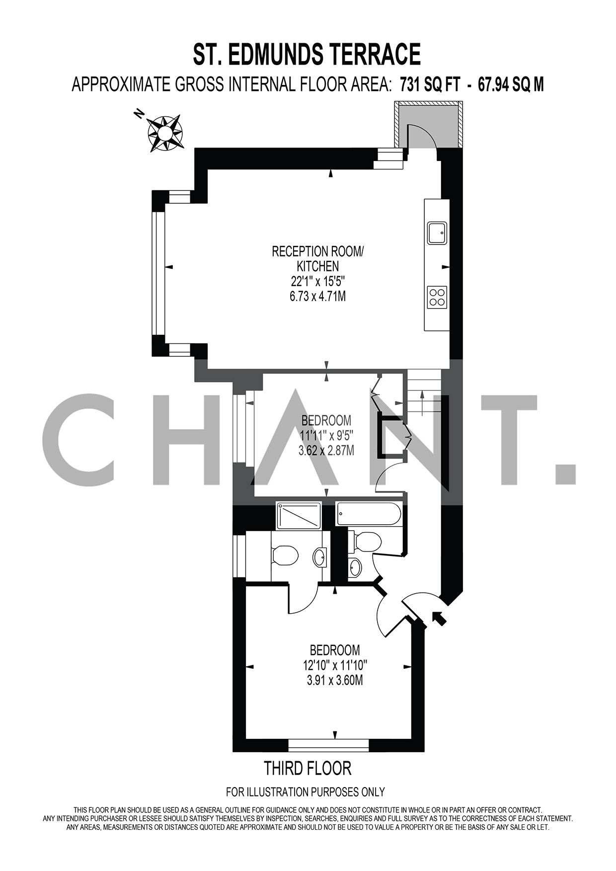17 St Edmunds Court, 13-18, St Edmunds Terrace, London floorplan