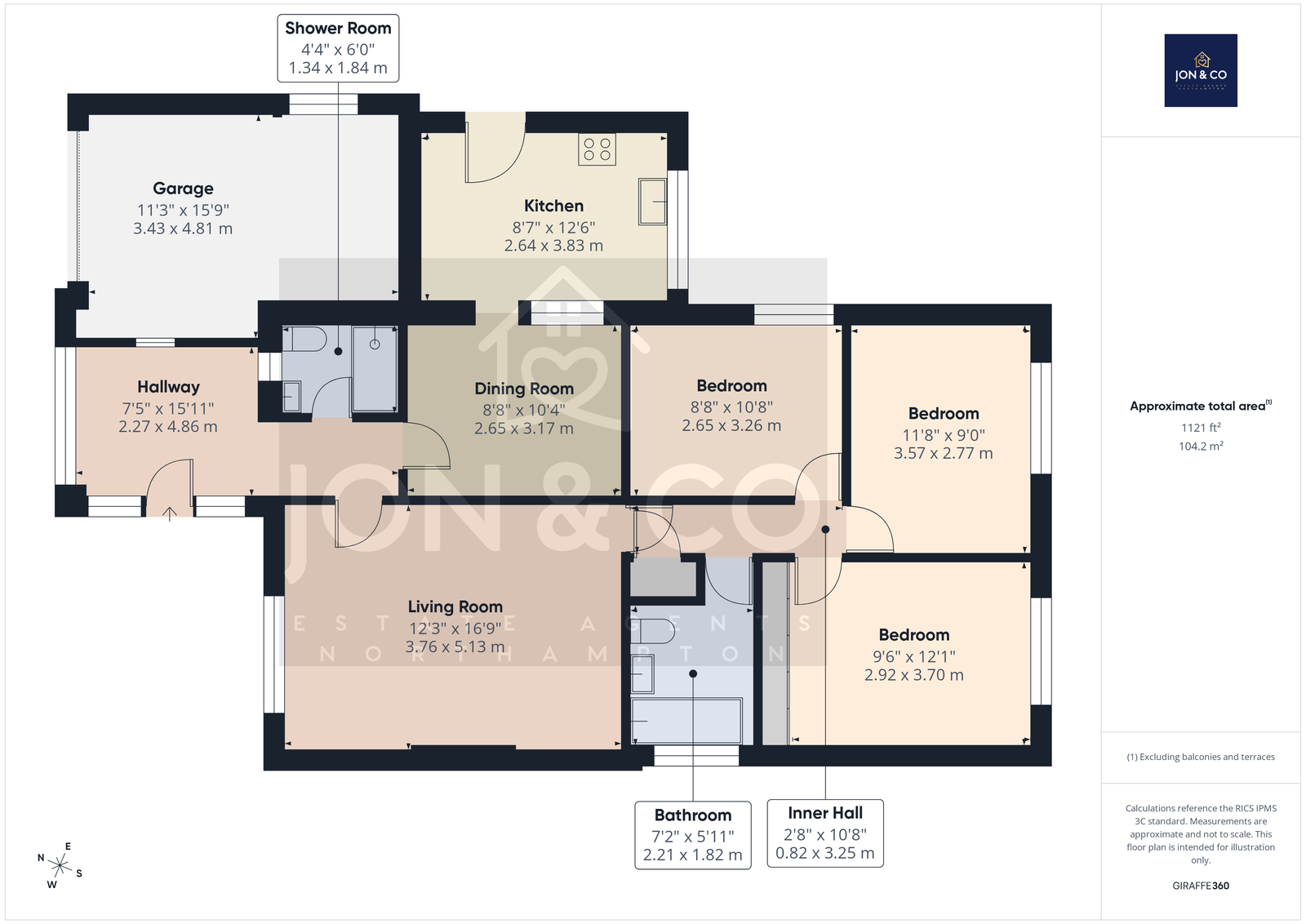 2, Woodhall Close, Northampton floorplan