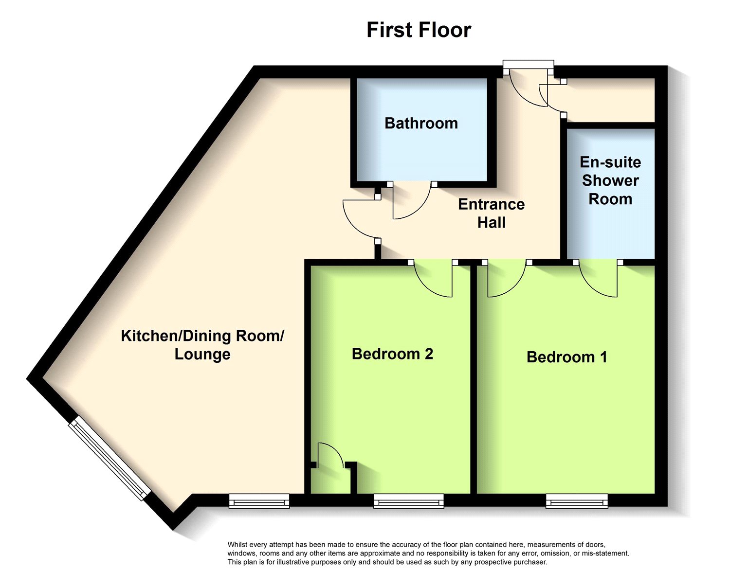 2 Bedrooms Flat to rent in Mansfield Court, Sanditon Way BN14