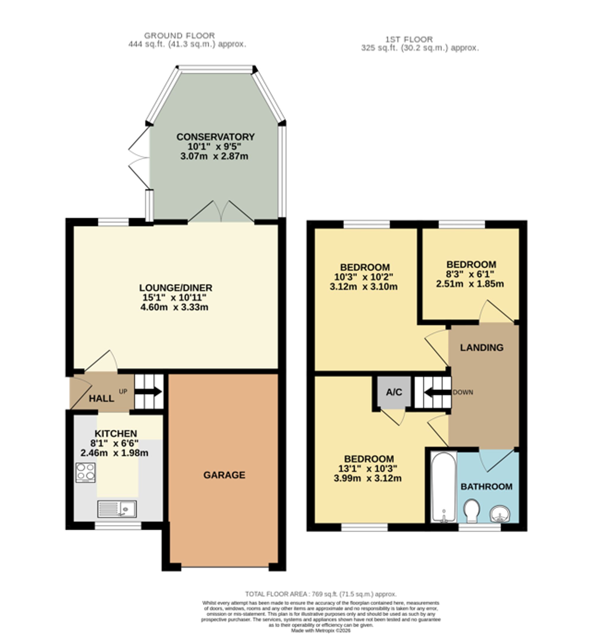 46 Woodstock Close, Southampton floorplan