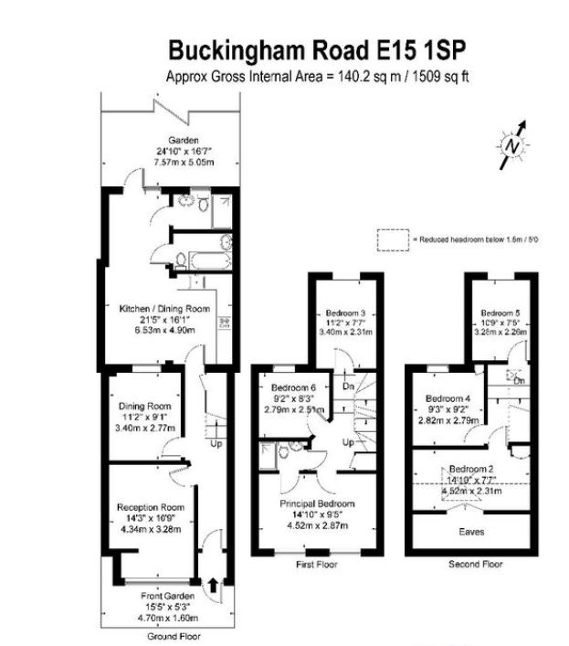 Buckingham Road, London floorplan