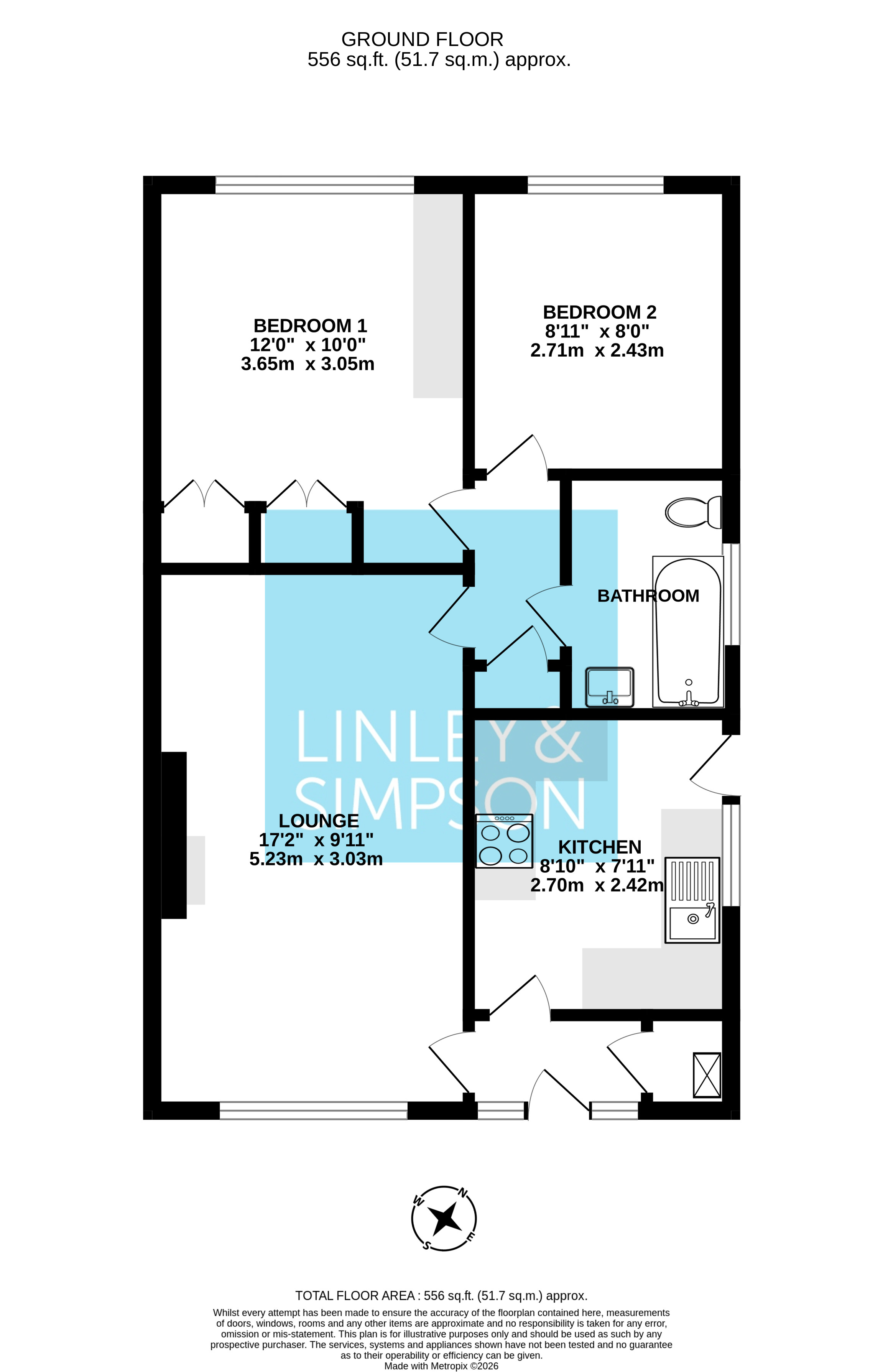 1, Hill View, York floorplan