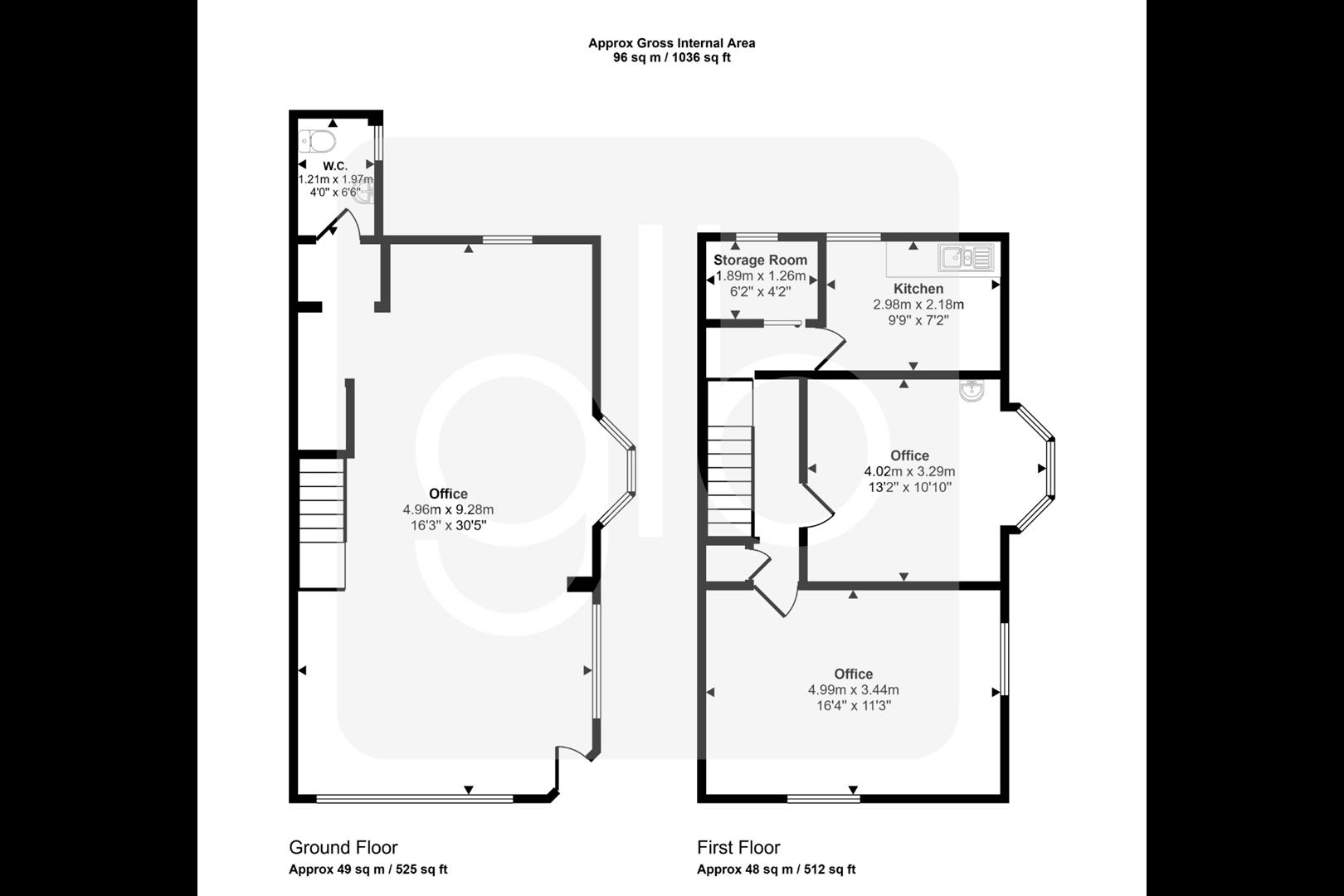 Divine hair, 6, Marlborough Road, Coventry floorplan