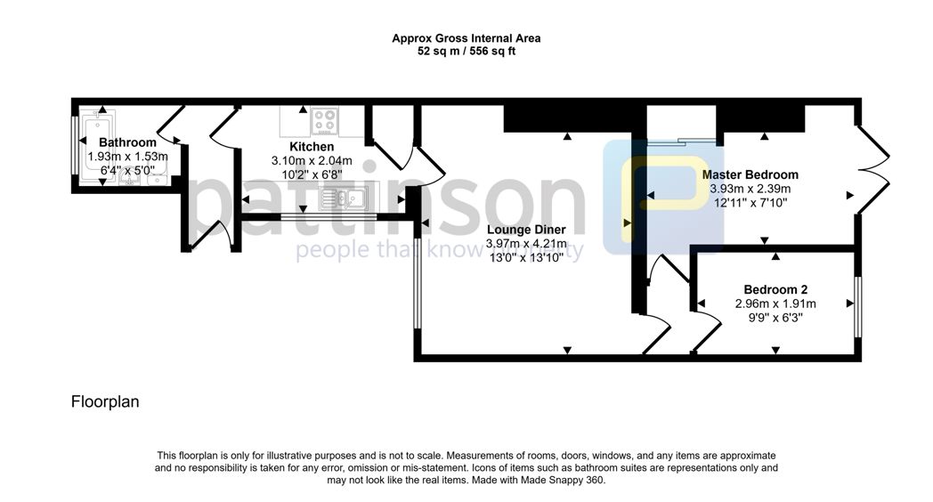 2, Ellesmere Gardens, Choppington floorplan