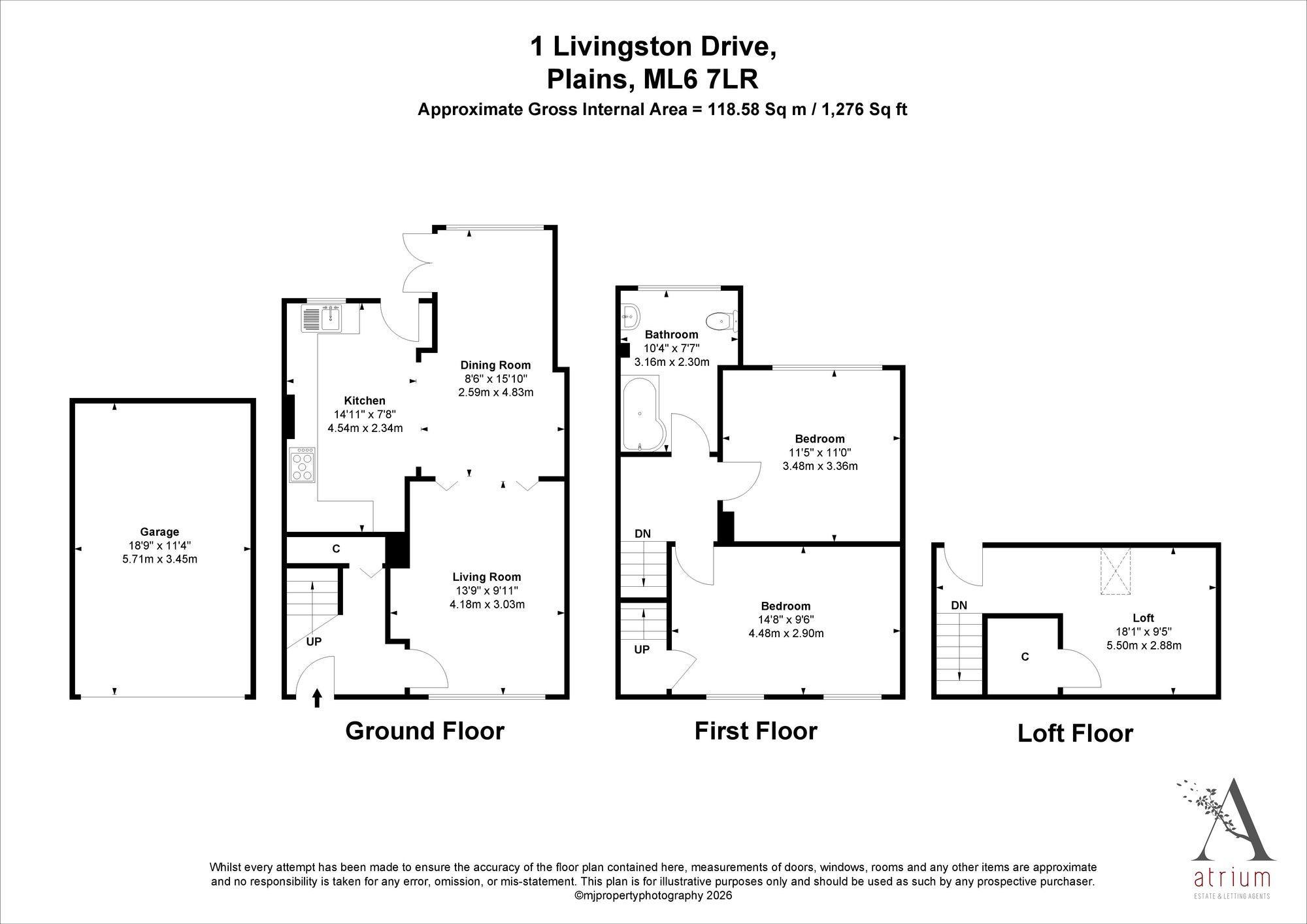 1 Livingston Drive, Airdrie floorplan