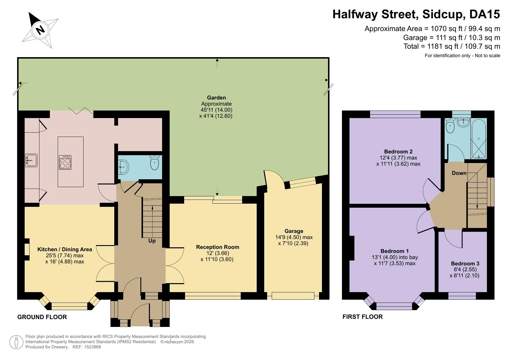 272, Halfway Street, Sidcup floorplan