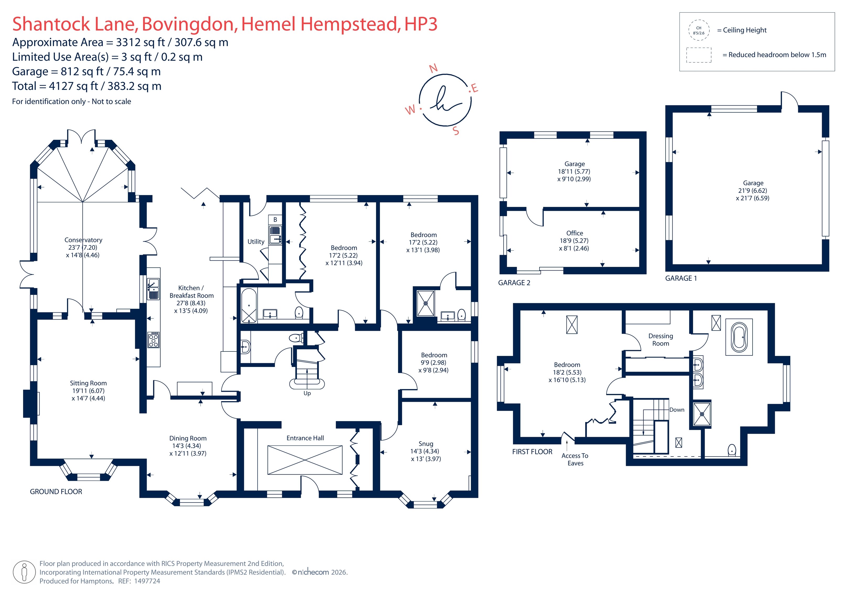 Top Of The Hill, Shantock Lane, Hemel Hempstead floorplan