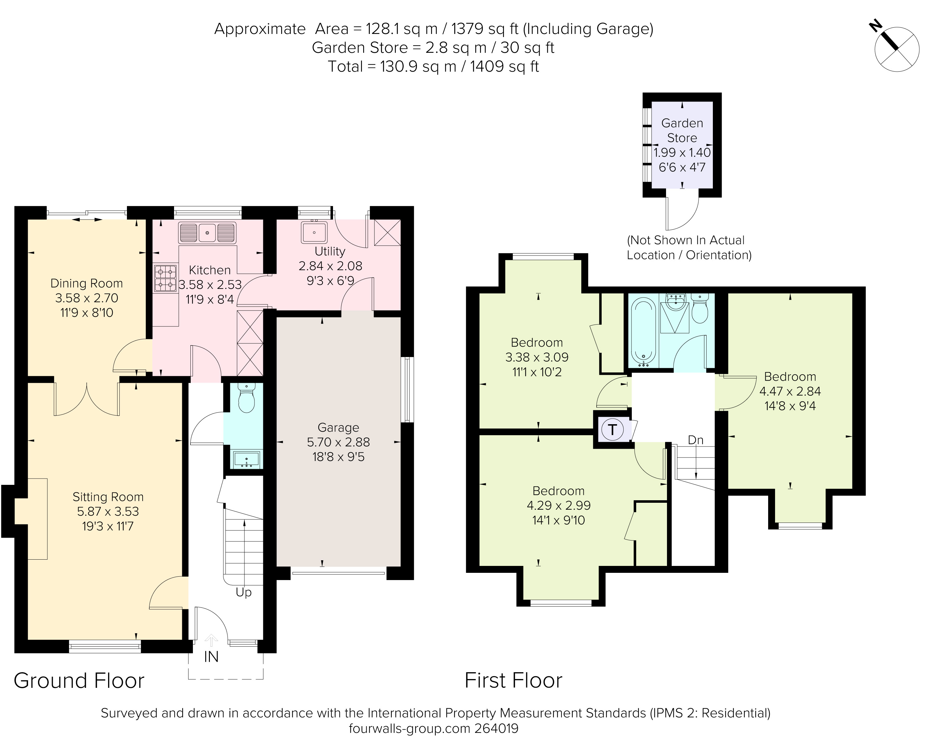 3 bed detached house for sale in Eggars Field, Bentley, Farnham