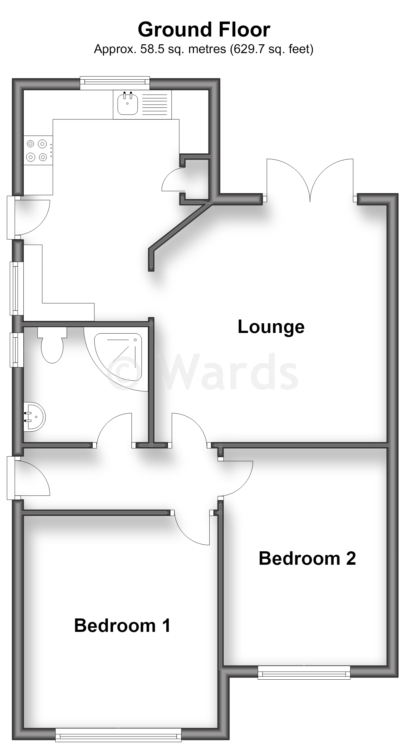 12, Park Avenue, Birchington floorplan