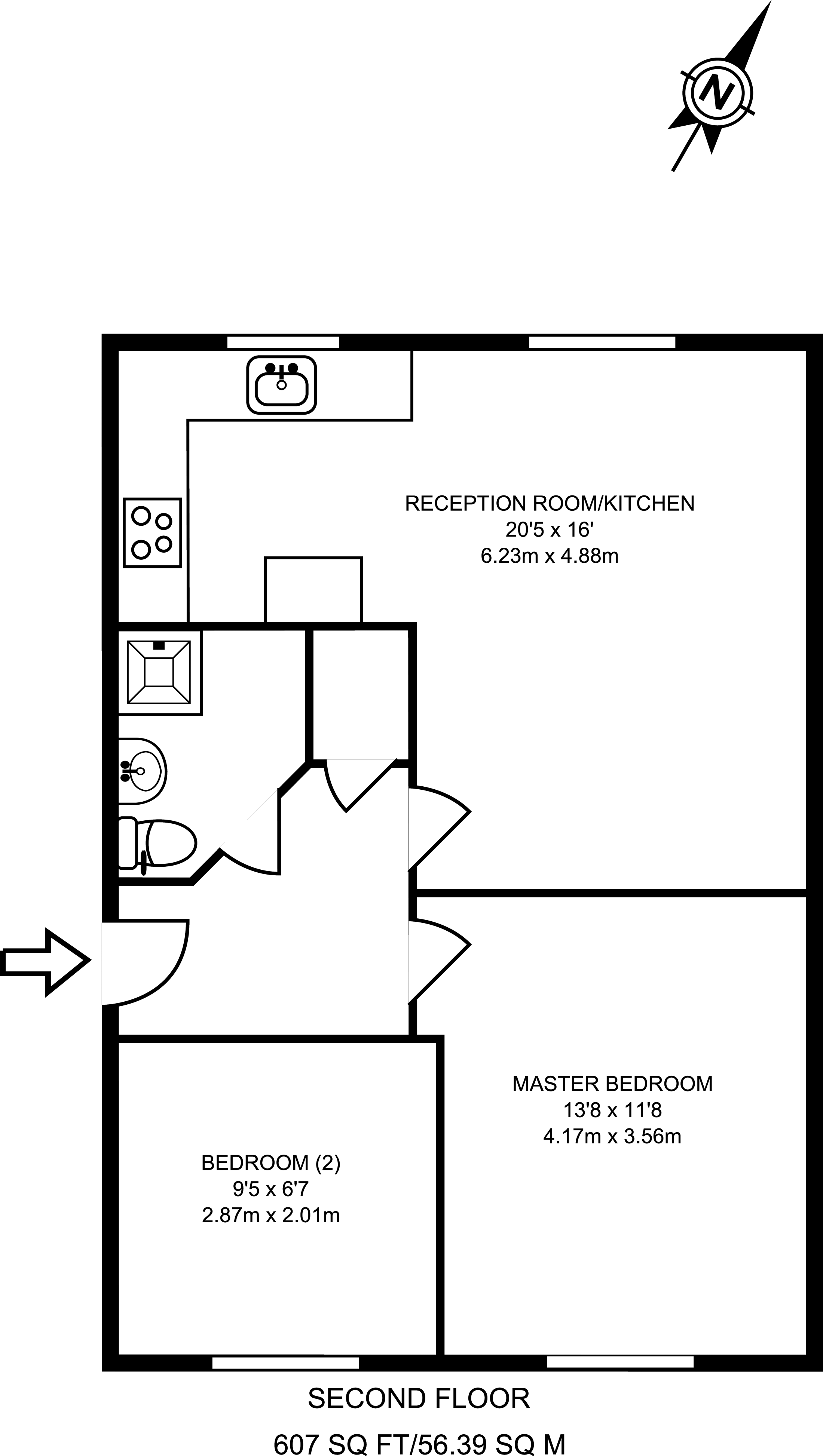 2 Bedrooms Flat to rent in Abbey Lane, Stratford E15