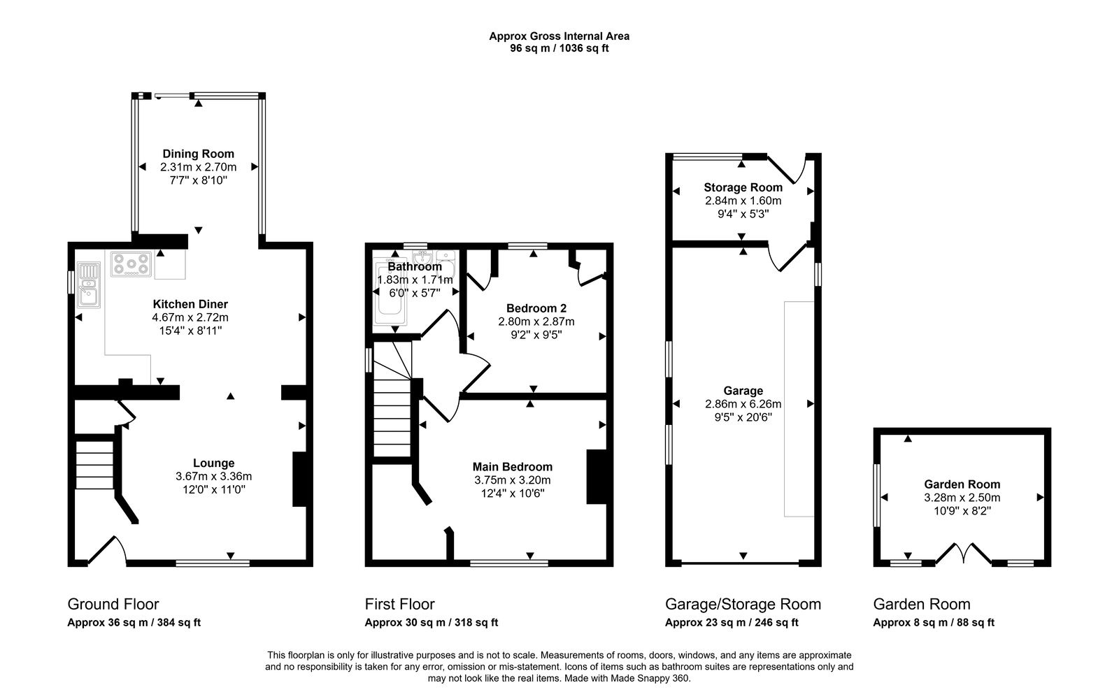 86, New Fosseway Road, Bristol floorplan