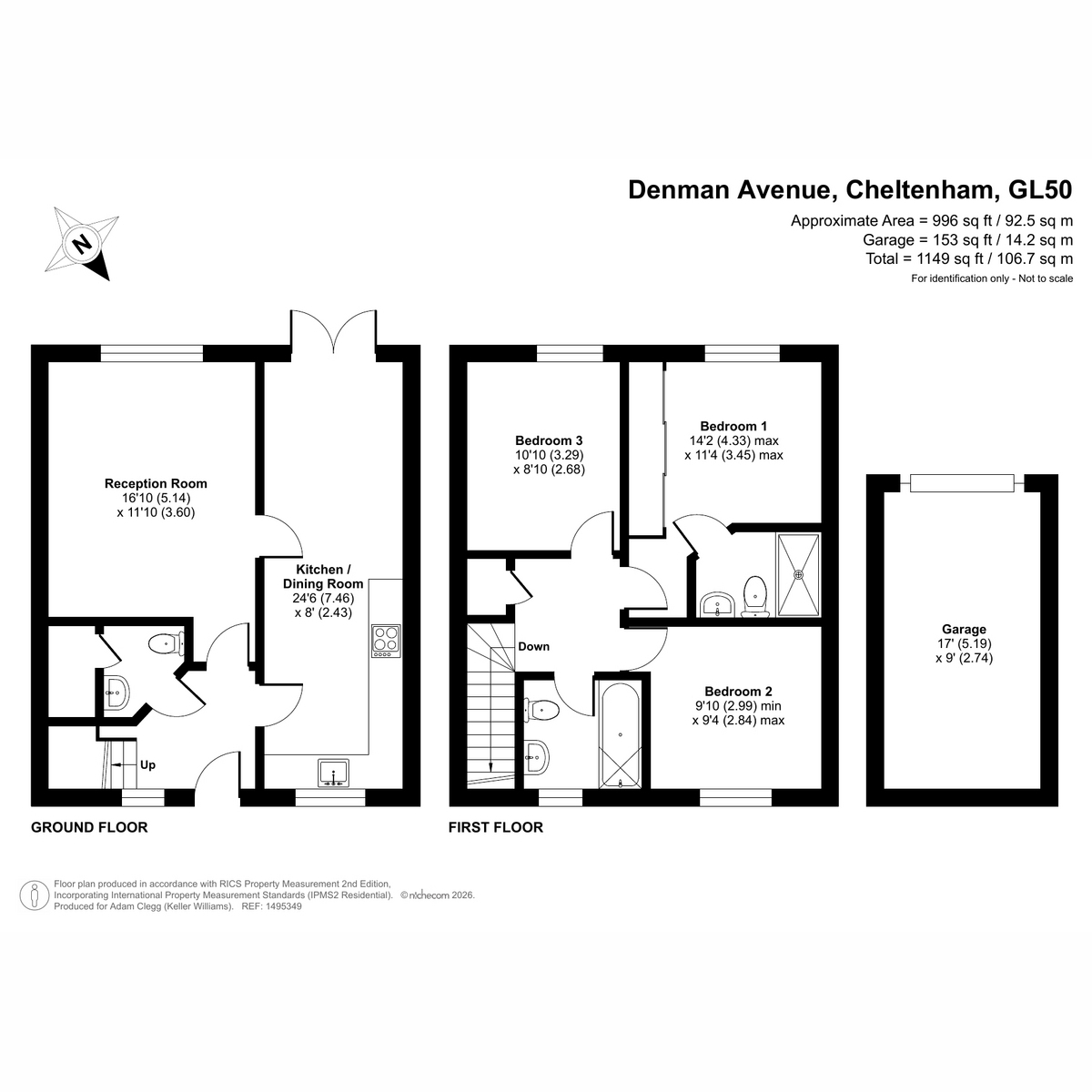 95, Denman Avenue, Cheltenham floorplan
