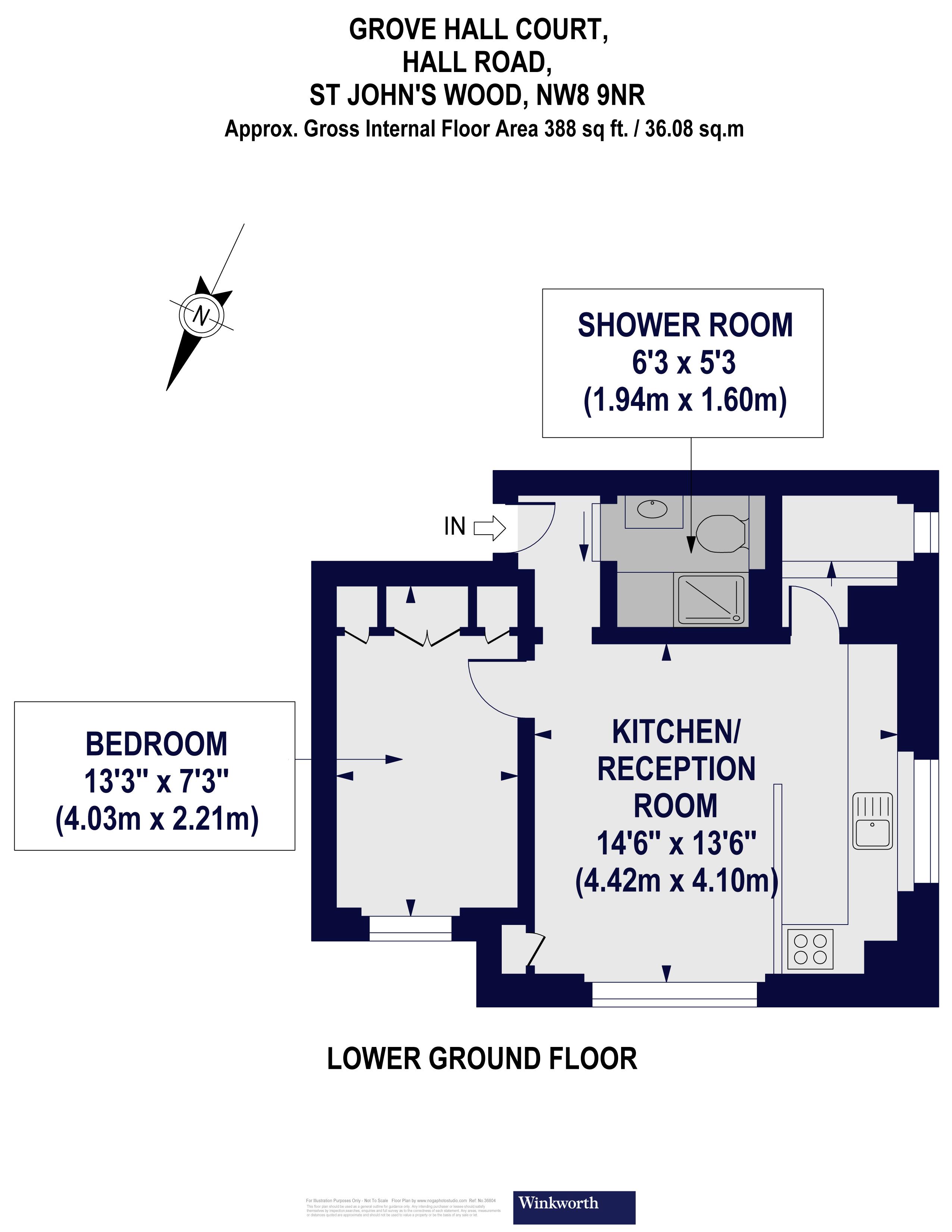 1 Bedrooms Flat to rent in Grove Hall Court, Hall Road NW8