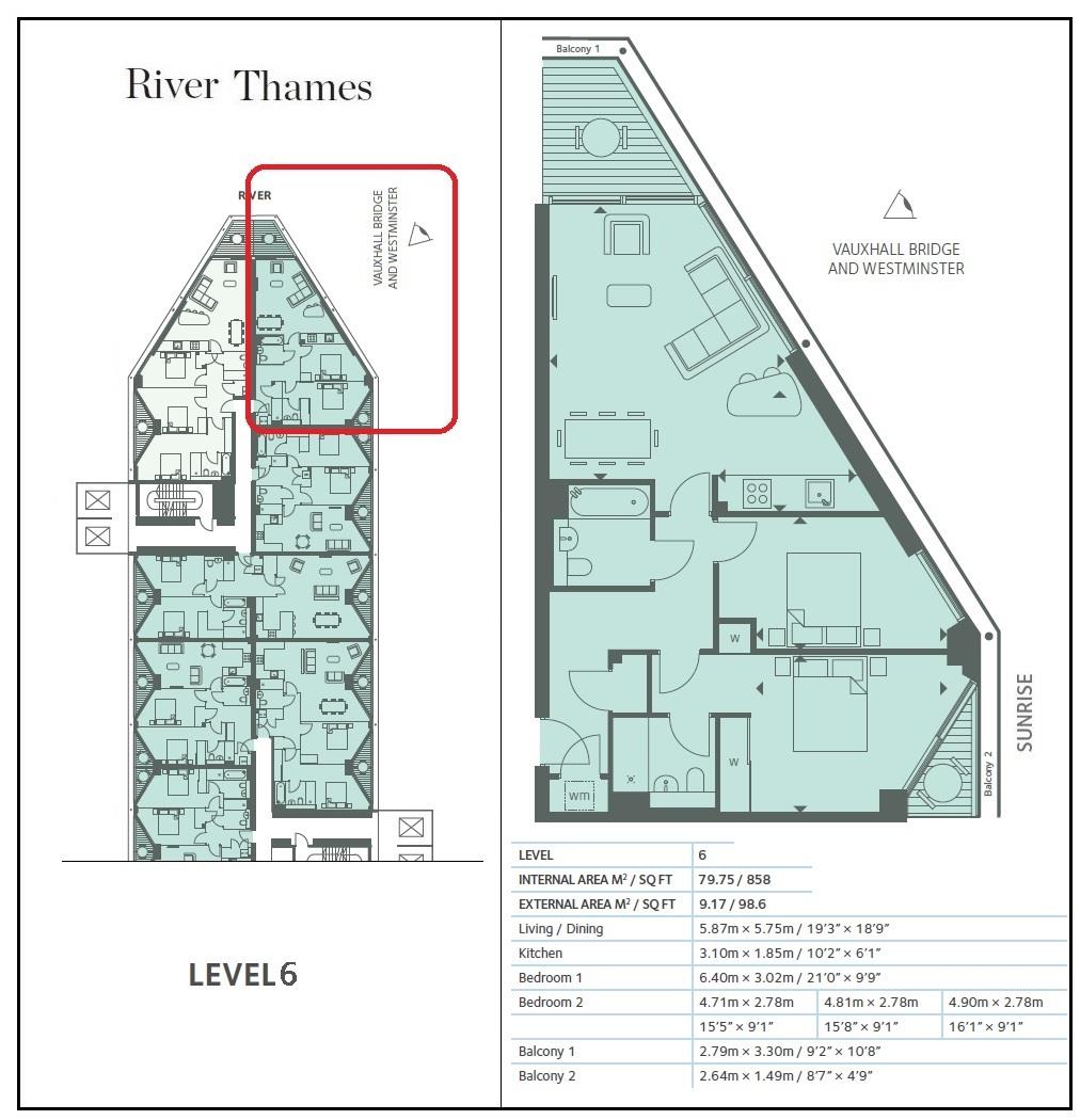 2 Bedrooms Flat for sale in 4 Riverlight Quay, Nine Elms, London SW11