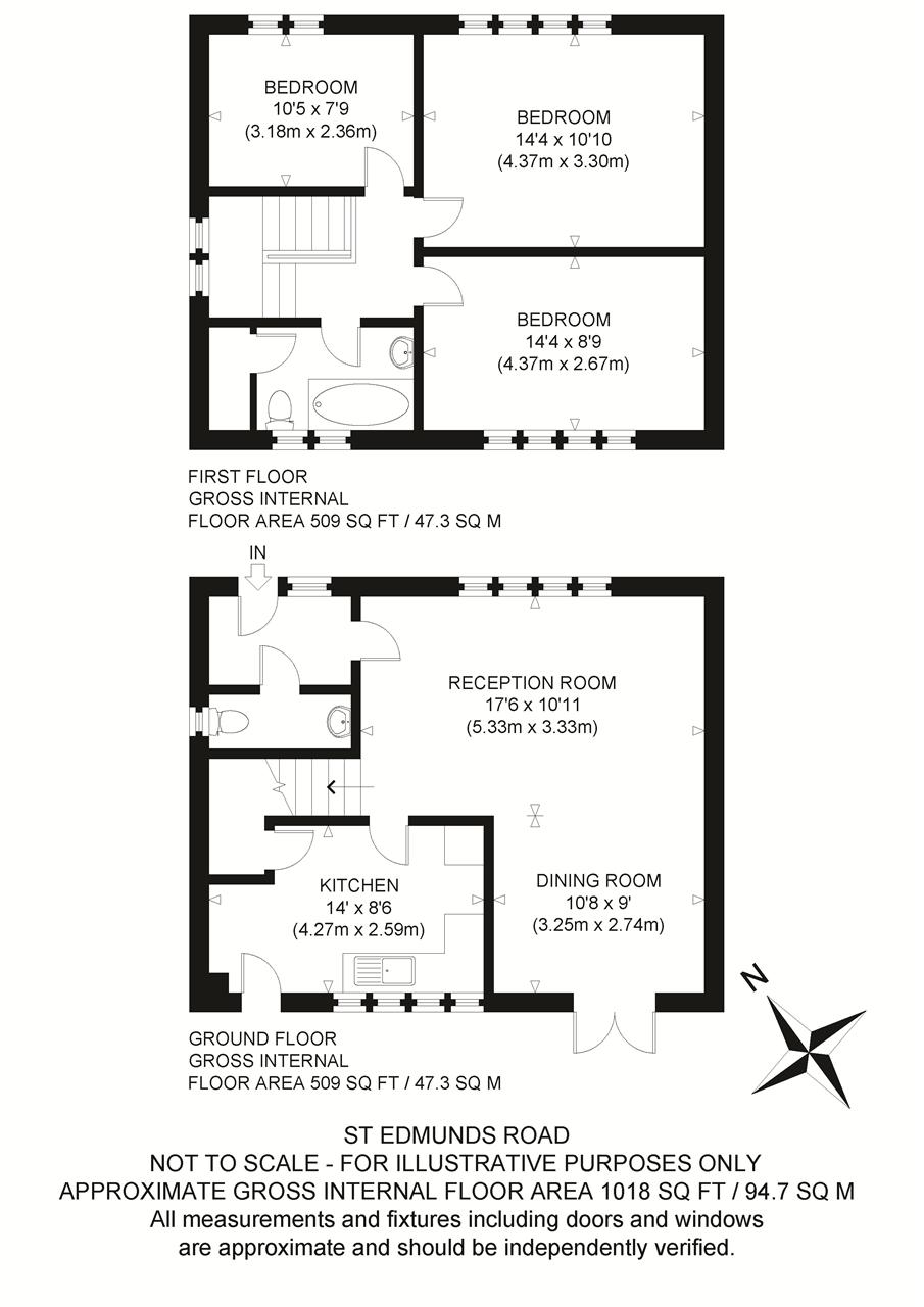 St Edmunds Road, Canterbury floorplan