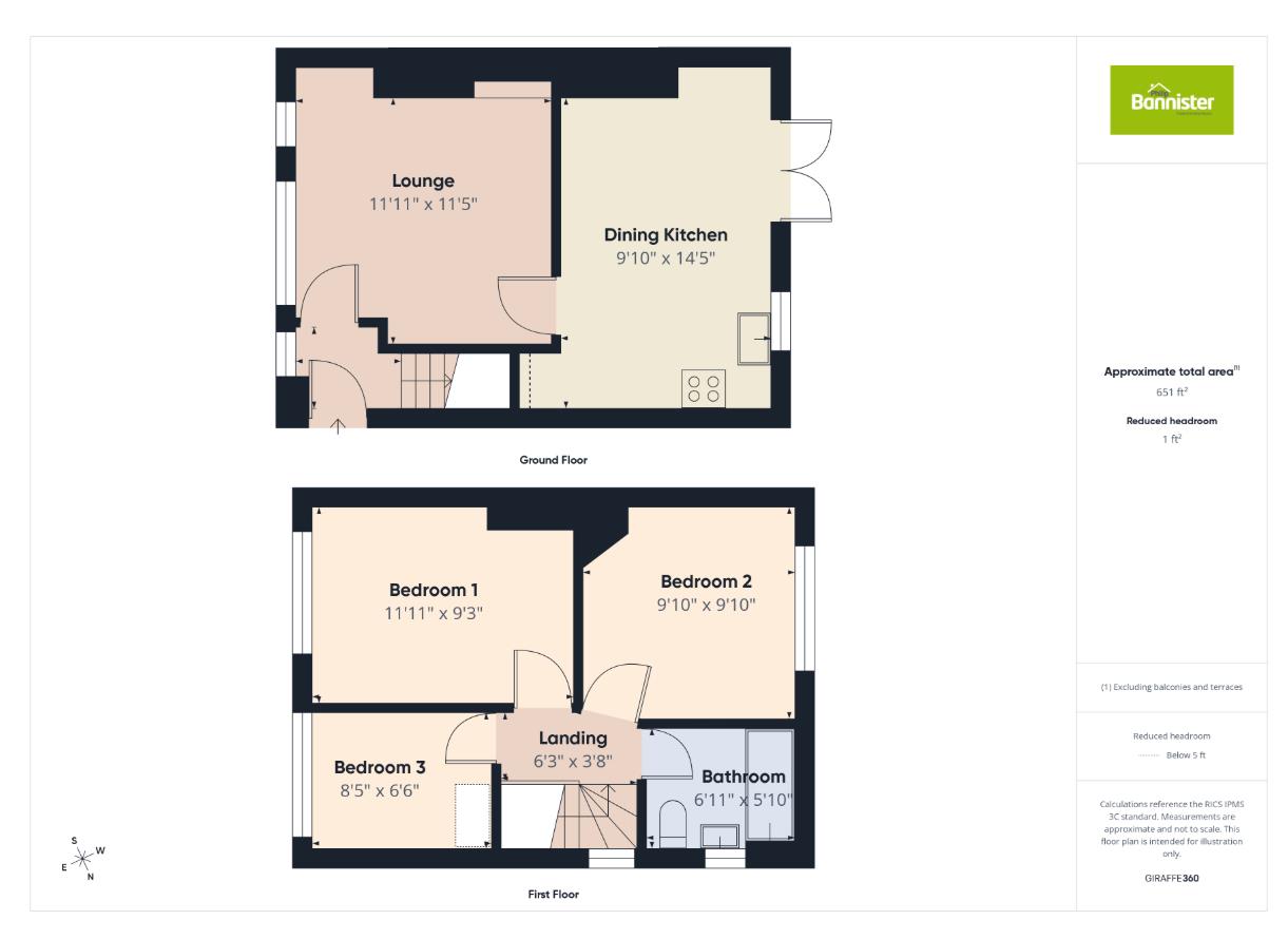 8, Albemarle Close, Brough floorplan
