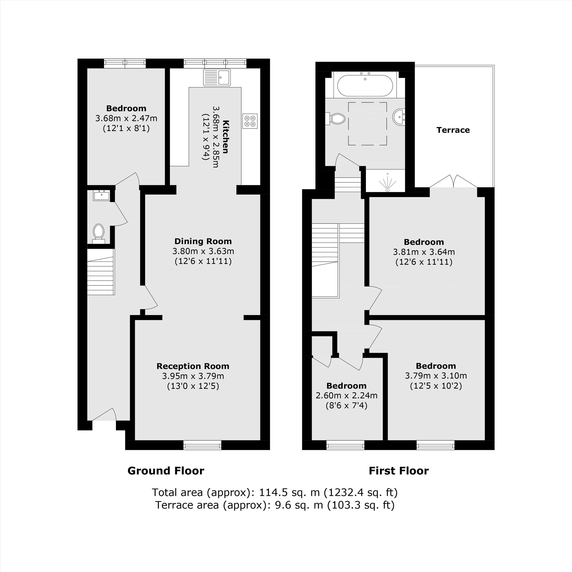 6, Cambridge Road North, London floorplan