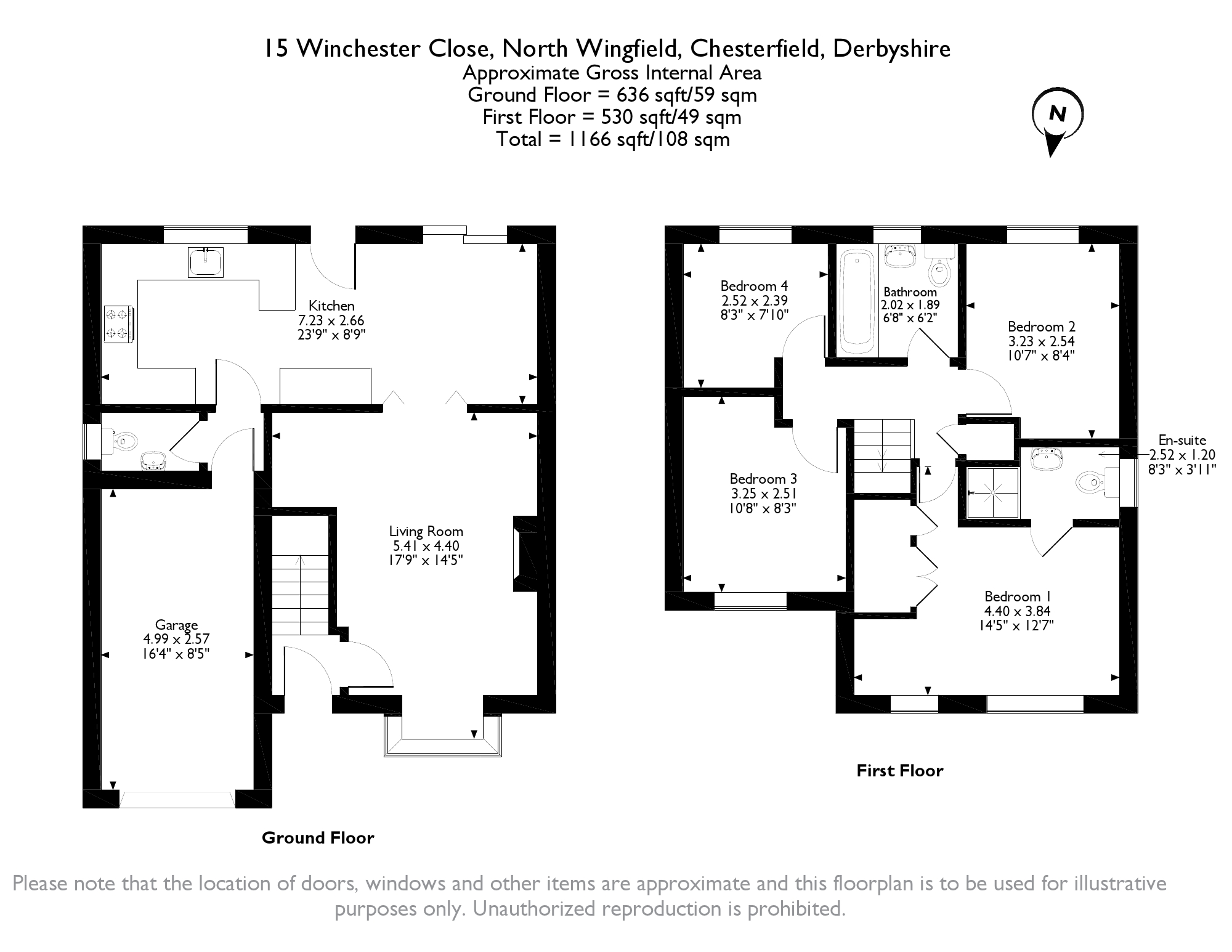 Winchester Close, Chesterfield S42, 4 bedroom detached ...