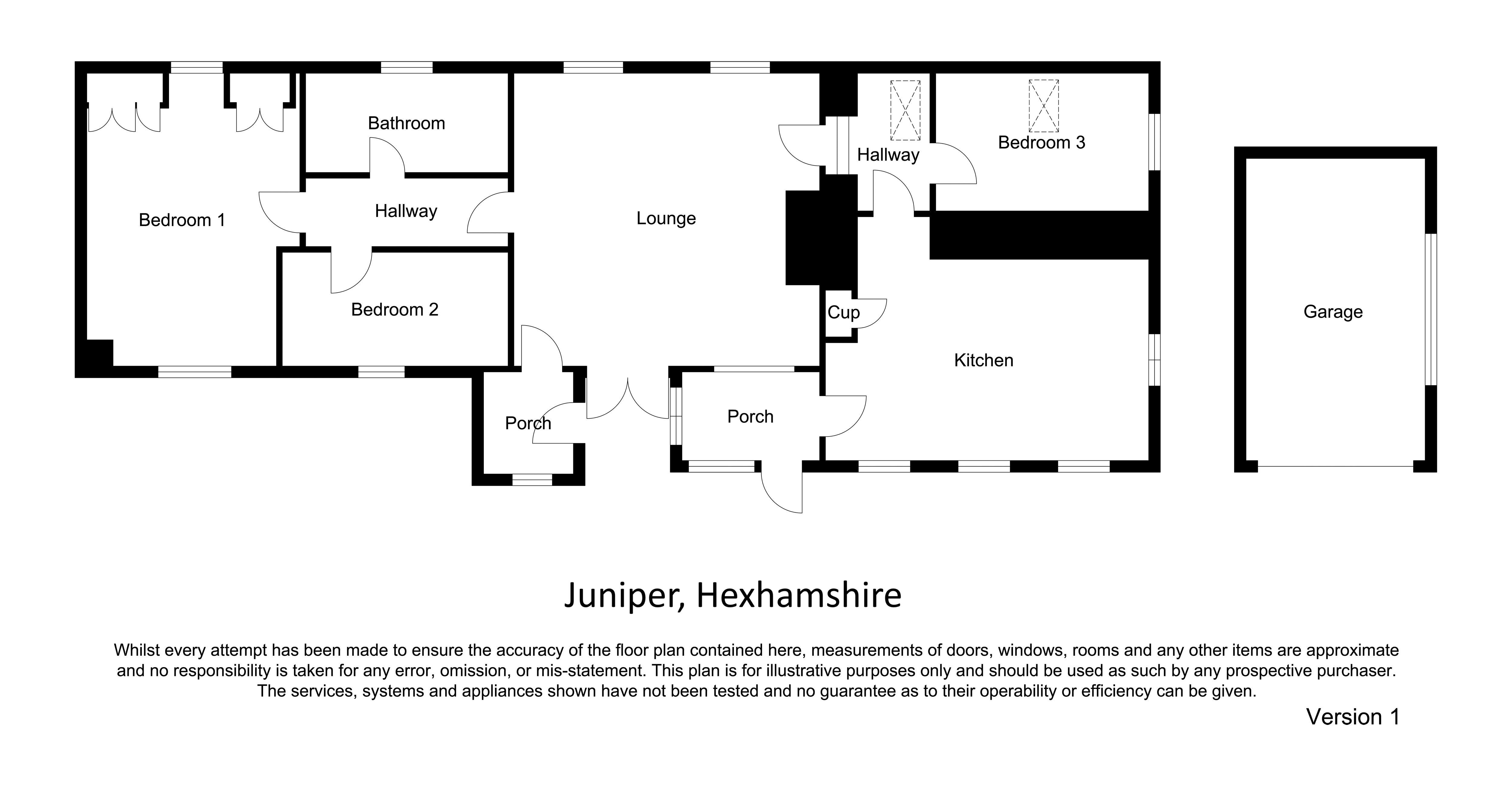 Barnlee Nook, Hexham floorplan