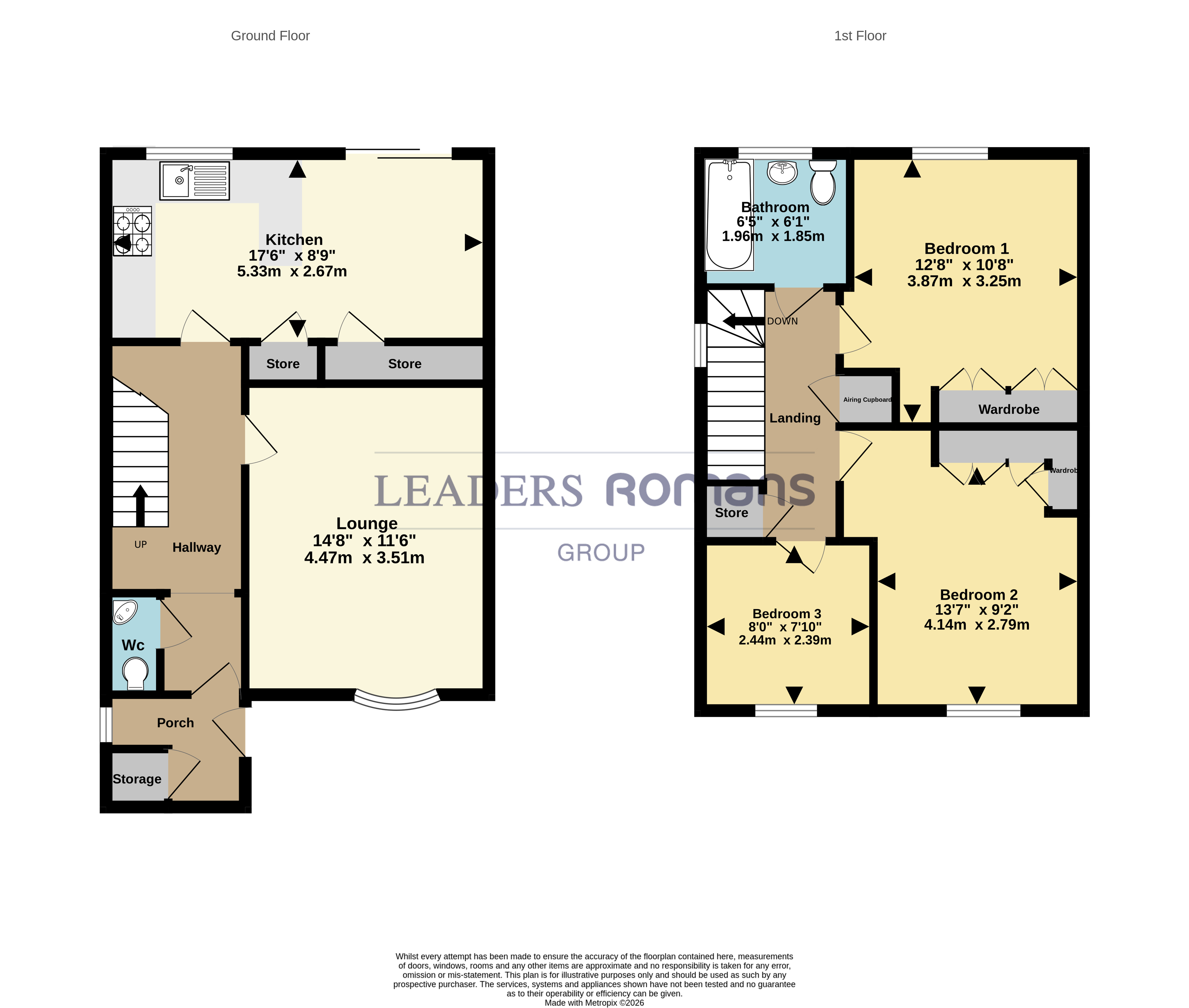 62, Greenway Gardens, West Midlands floorplan